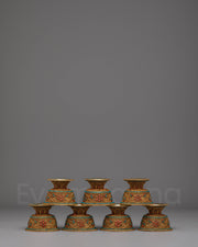Traditional Tibetan Buddhist Offering Bowl