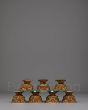 Traditional Tibetan Buddhist Offering Bowl