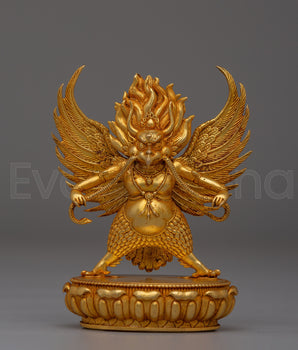 Garuda Handcrafted Buddhist Statue | The Supreme Protector Deity