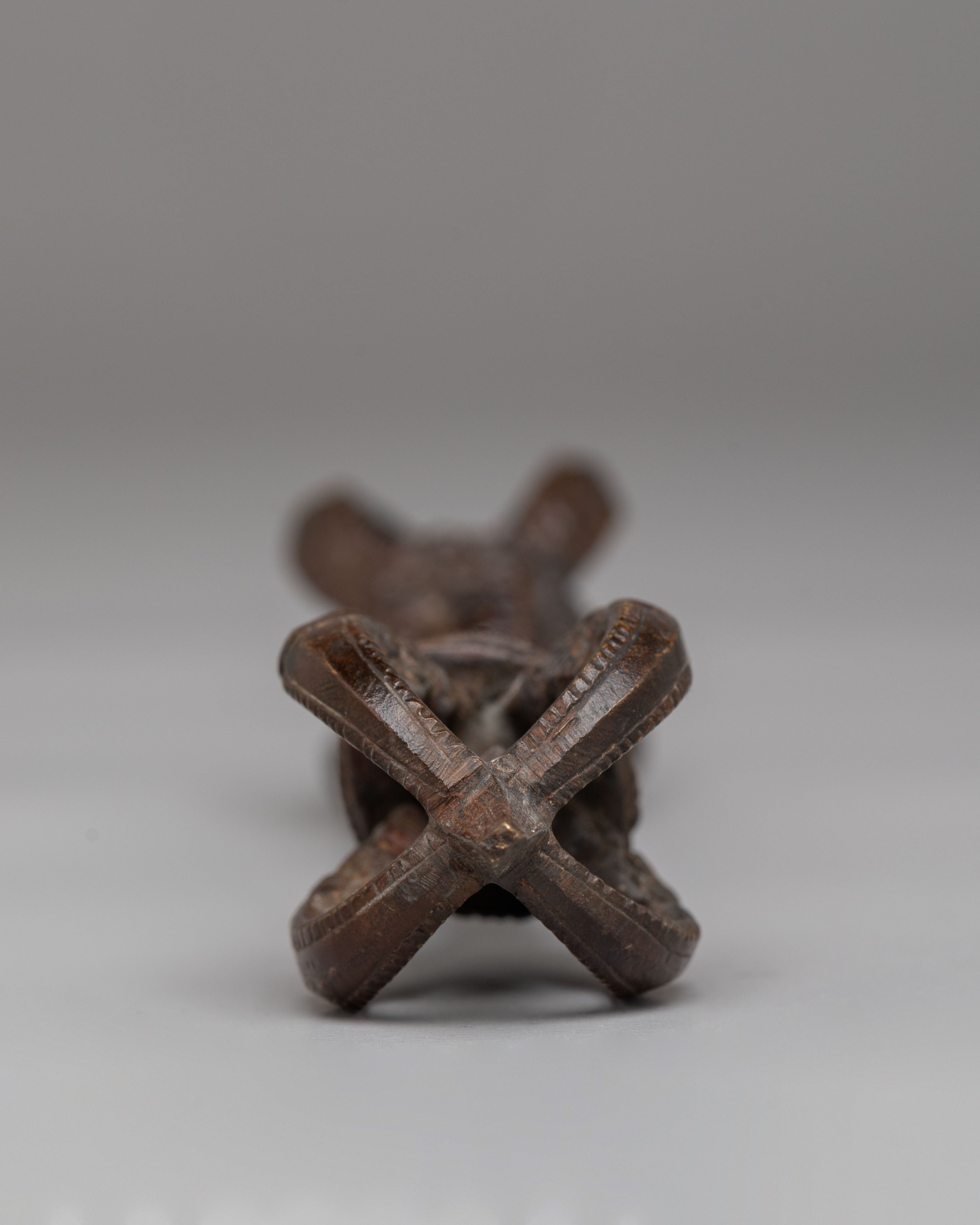 Traditional Tibetan Ceremonial Vajra | Handcrafted Brass Dorje