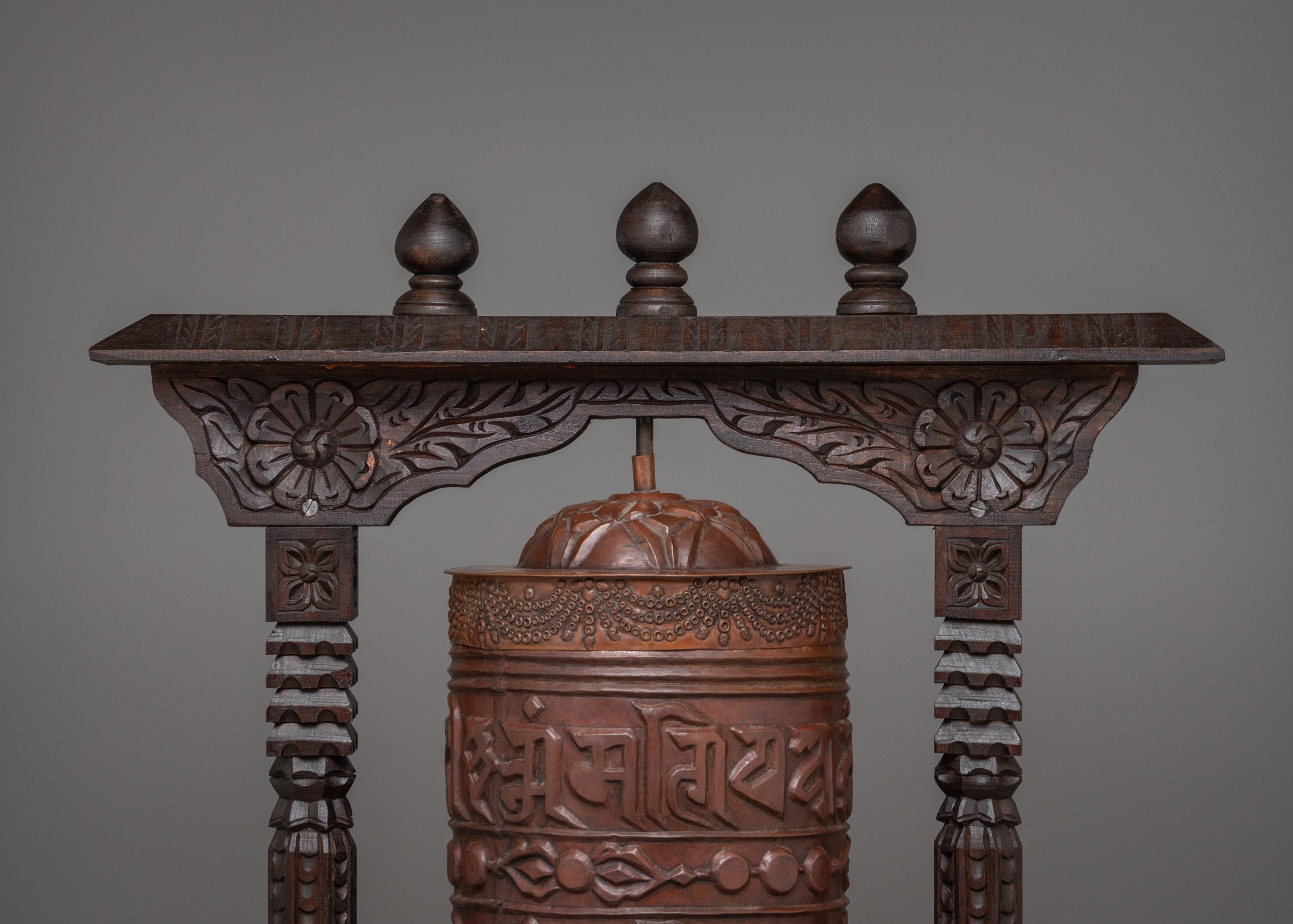 Prayer Wheel with Mantra | Traditional Tibetan Buddhist Prayer Wheel