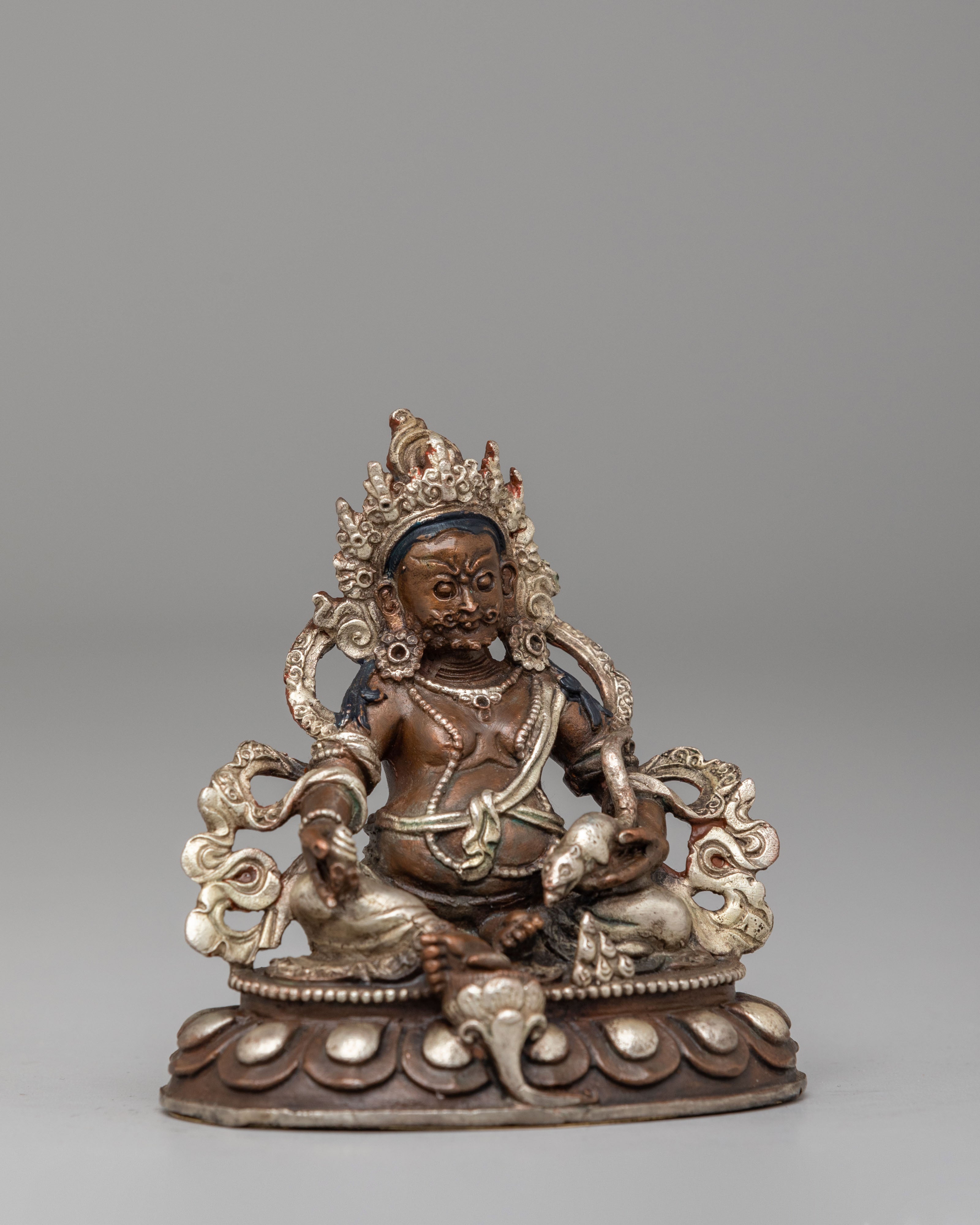 Dzambhala Prosperity Deity Statue | Dzambhala Statue for Altar