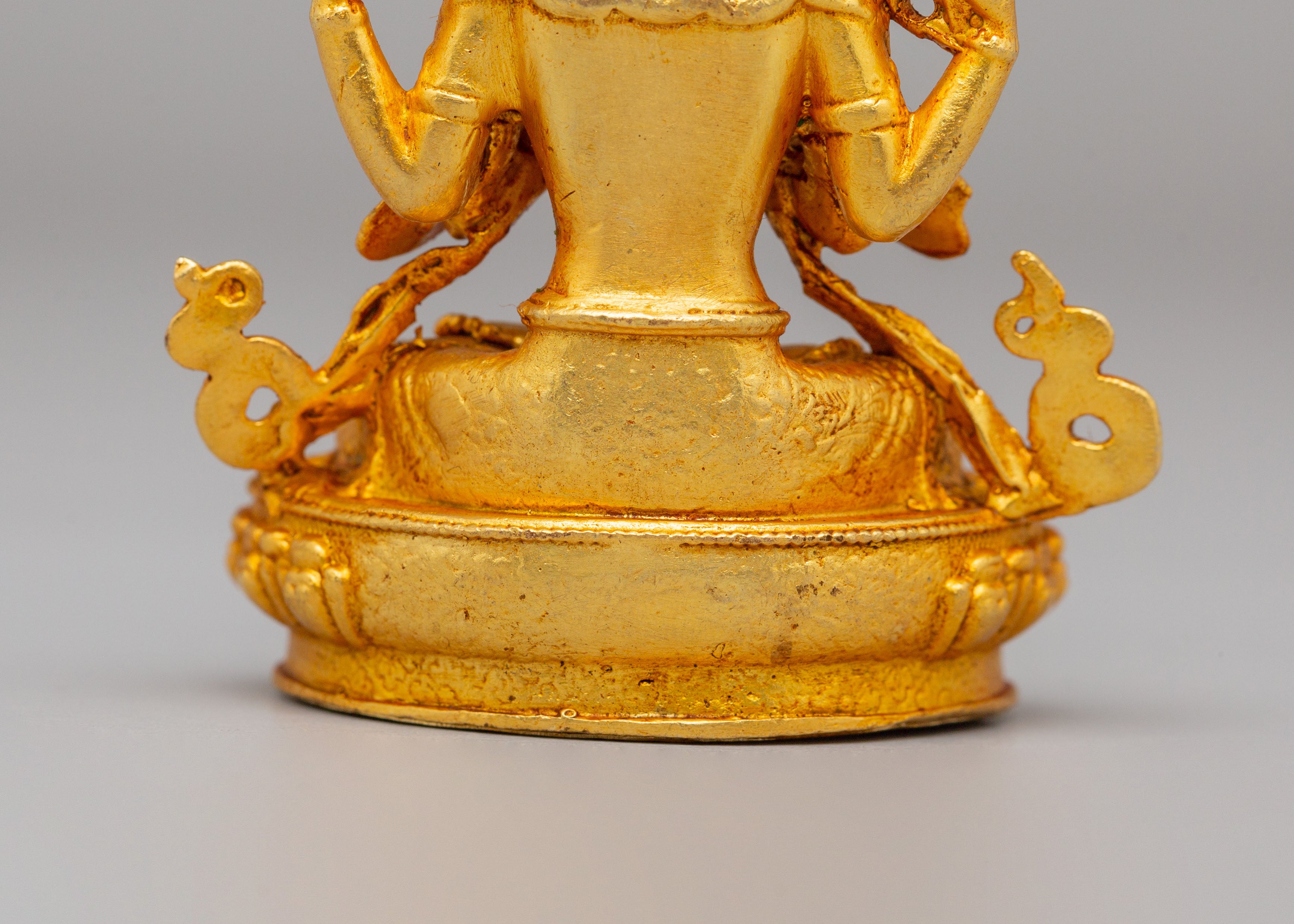 Four Armed Chenrezig Altar Sculpture | Tibetan Deity Statue