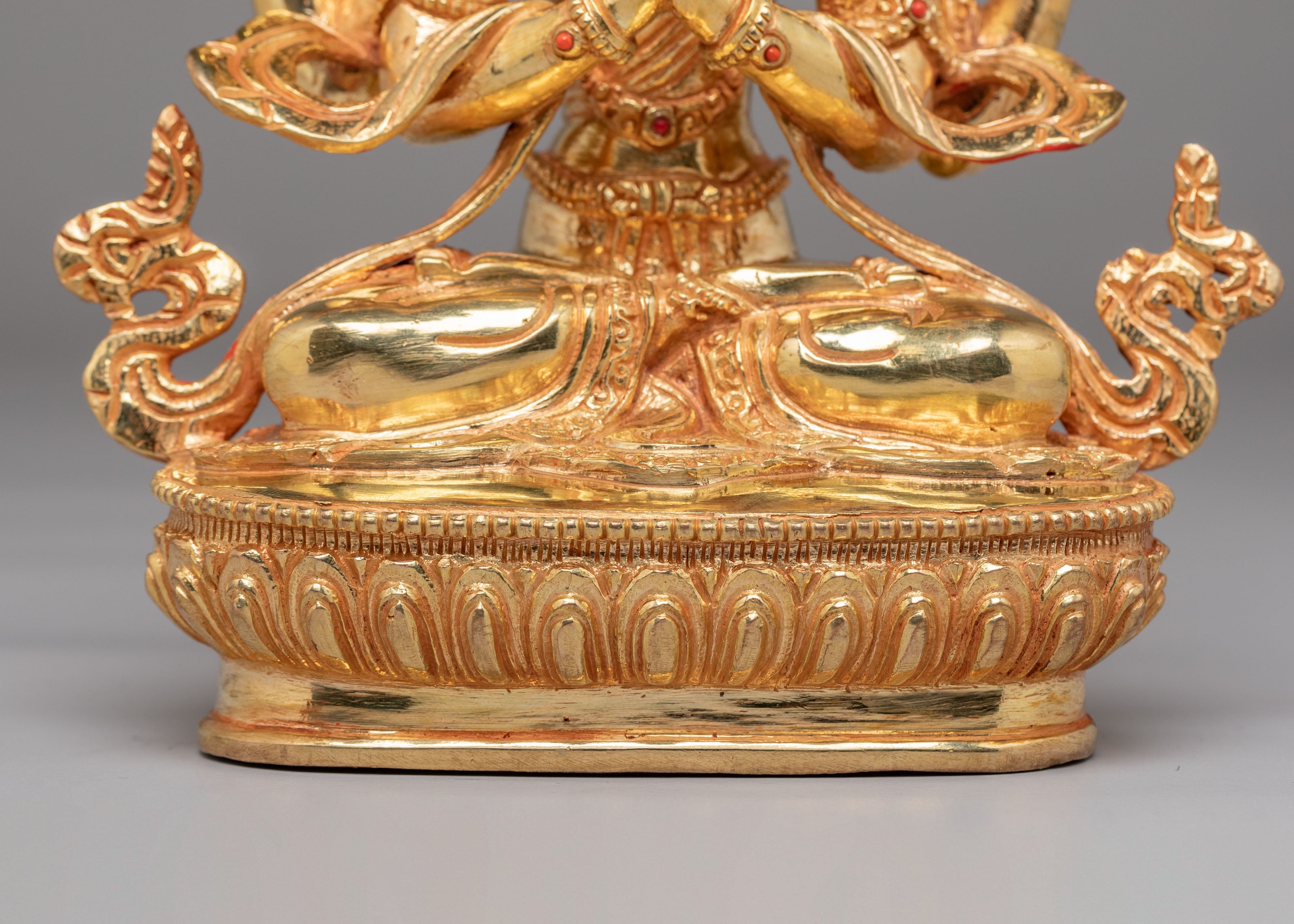 Sacred Chenrezig Deity Statue | Traditional Himalayan Artwork