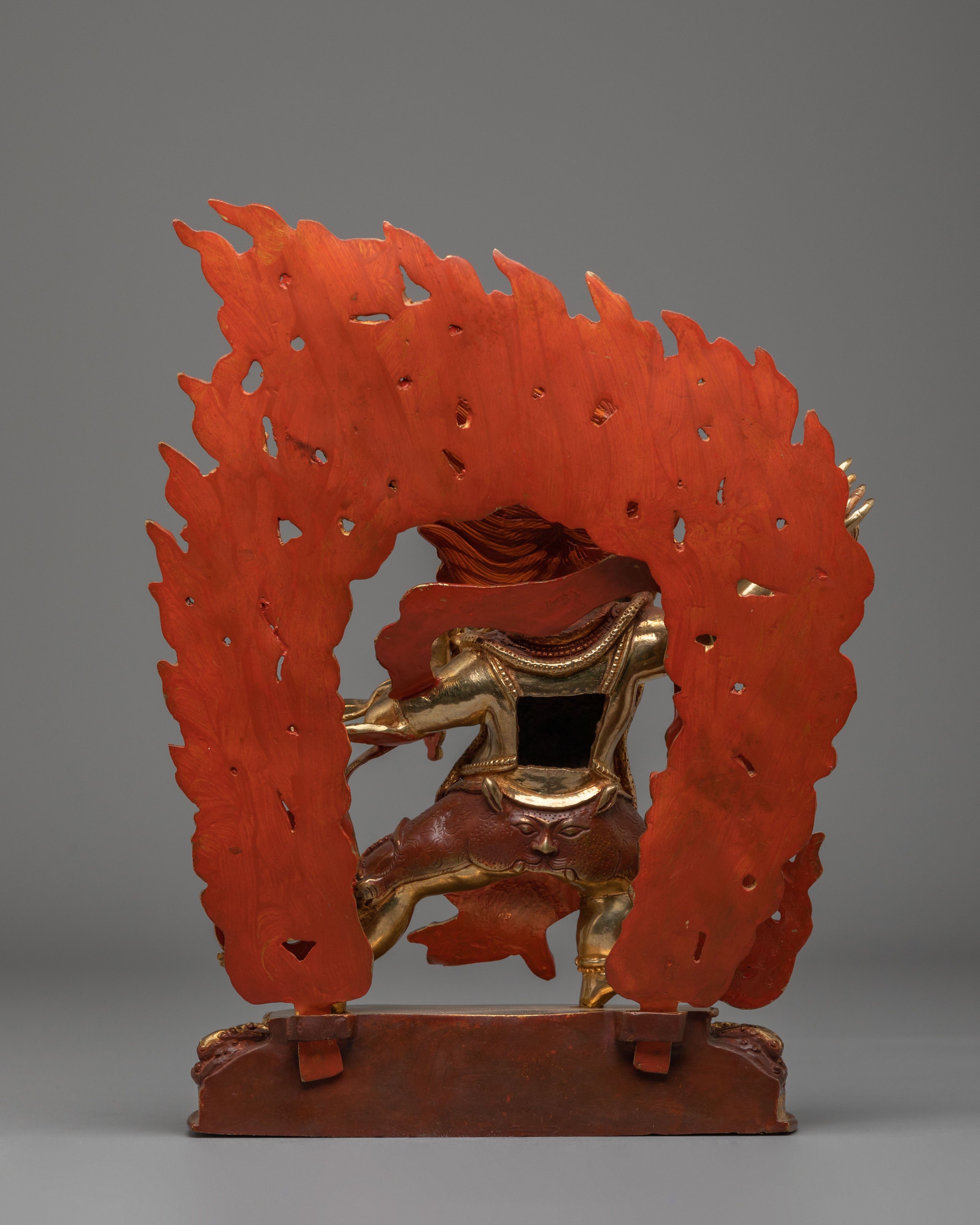 Wrathful Vajrapani Deity Statue | Traditional Tibetan Artwork
