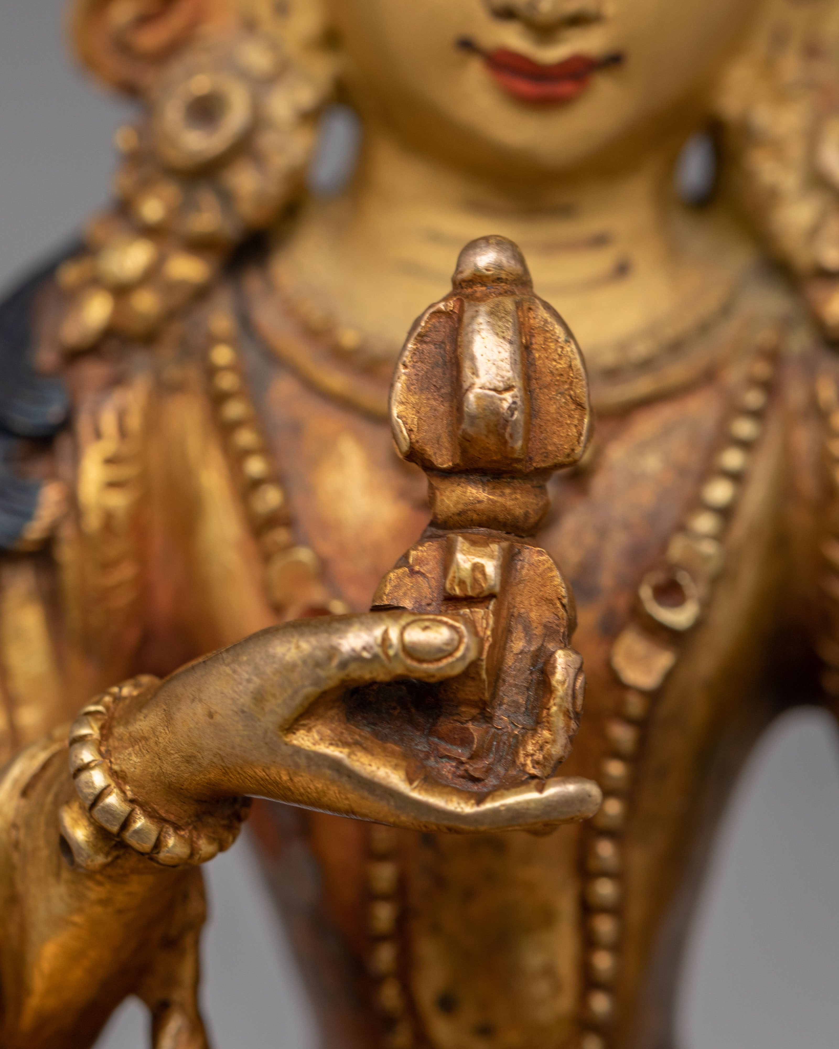 Buddhist Vajrasattva Sculpture | Handcrafted Tibetan Art