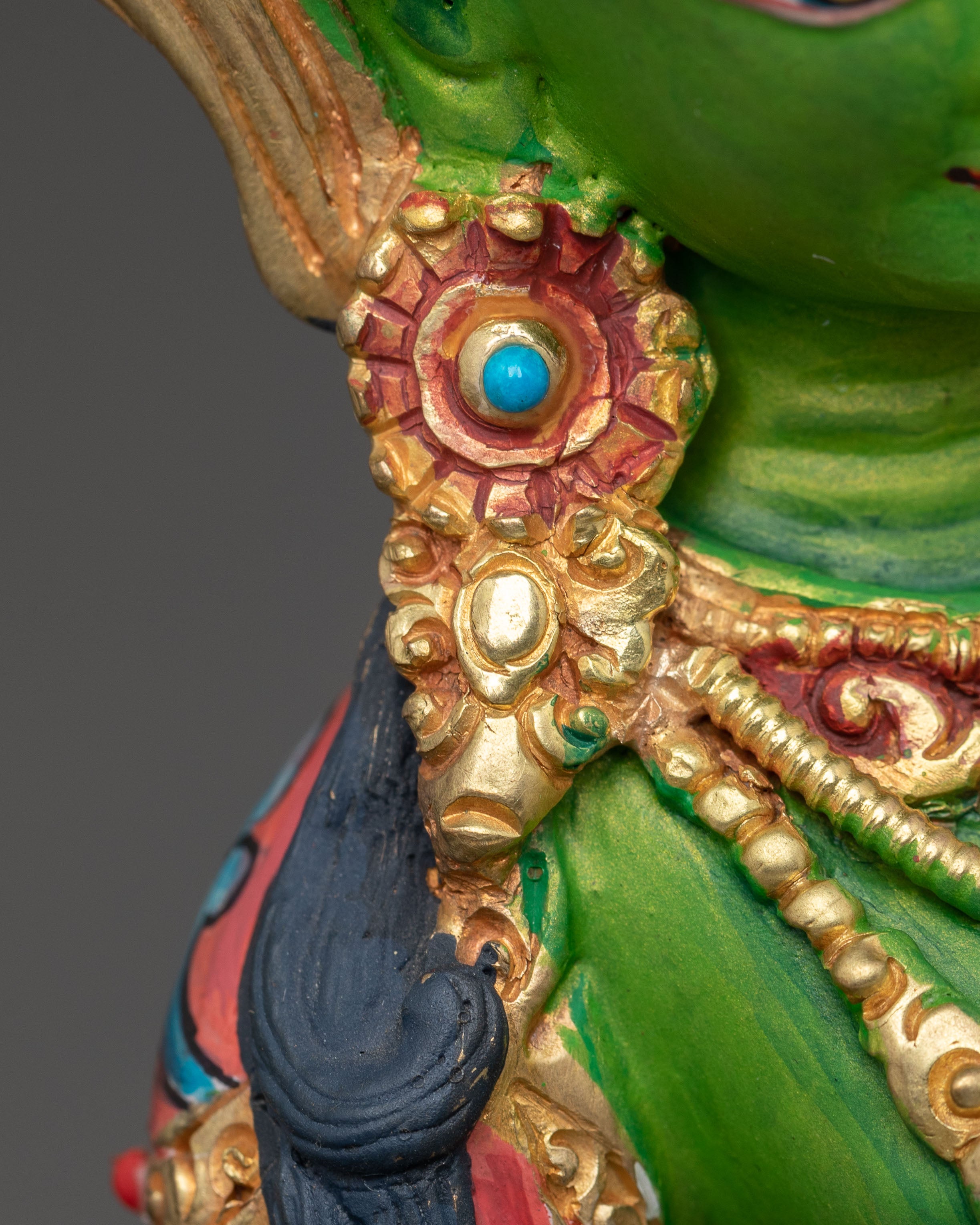 Himalayan Green Tara Deity Statue | Tibetan Goddess