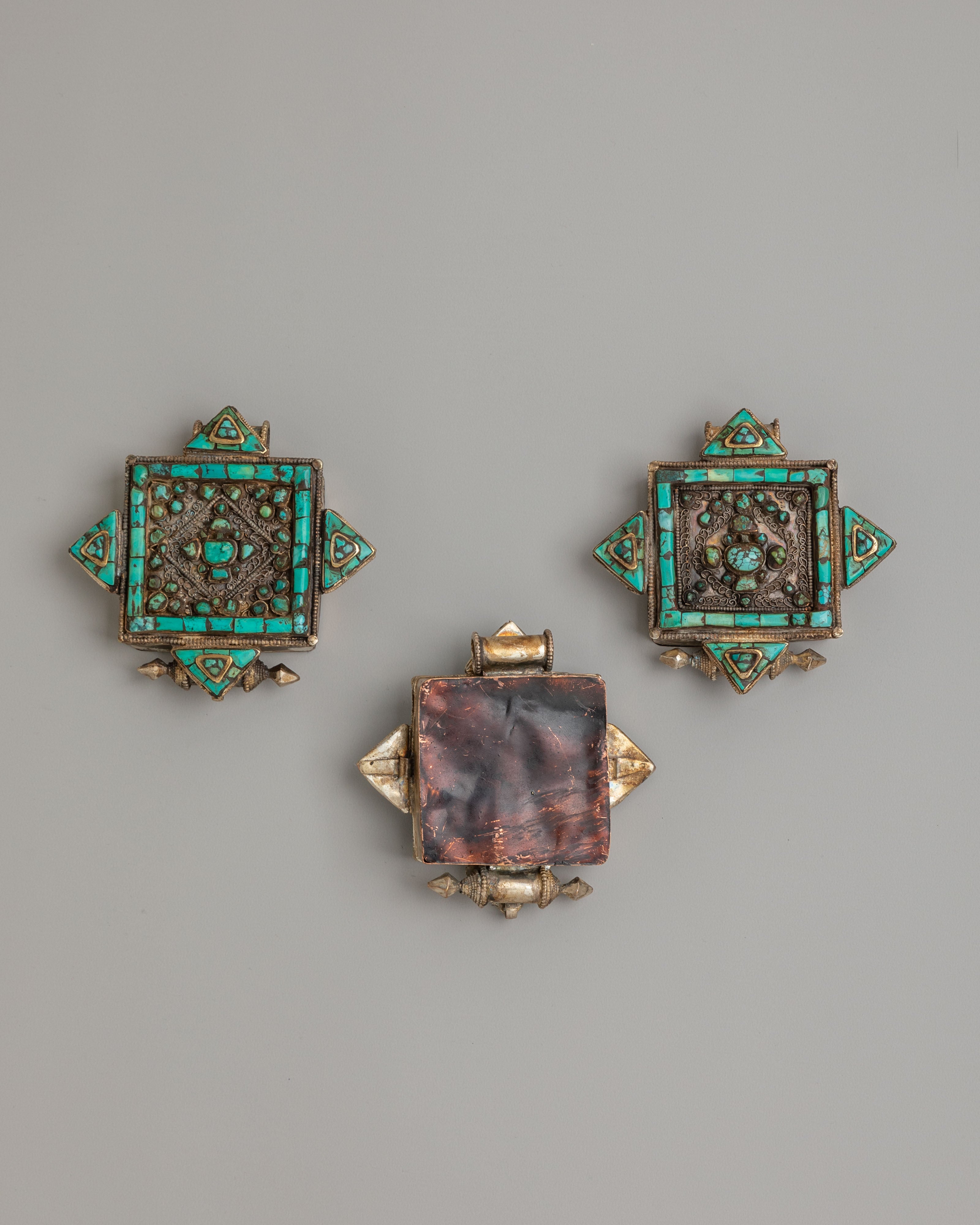 Handmade Ritual Ghau Box Locket | Prayer &amp; Protection