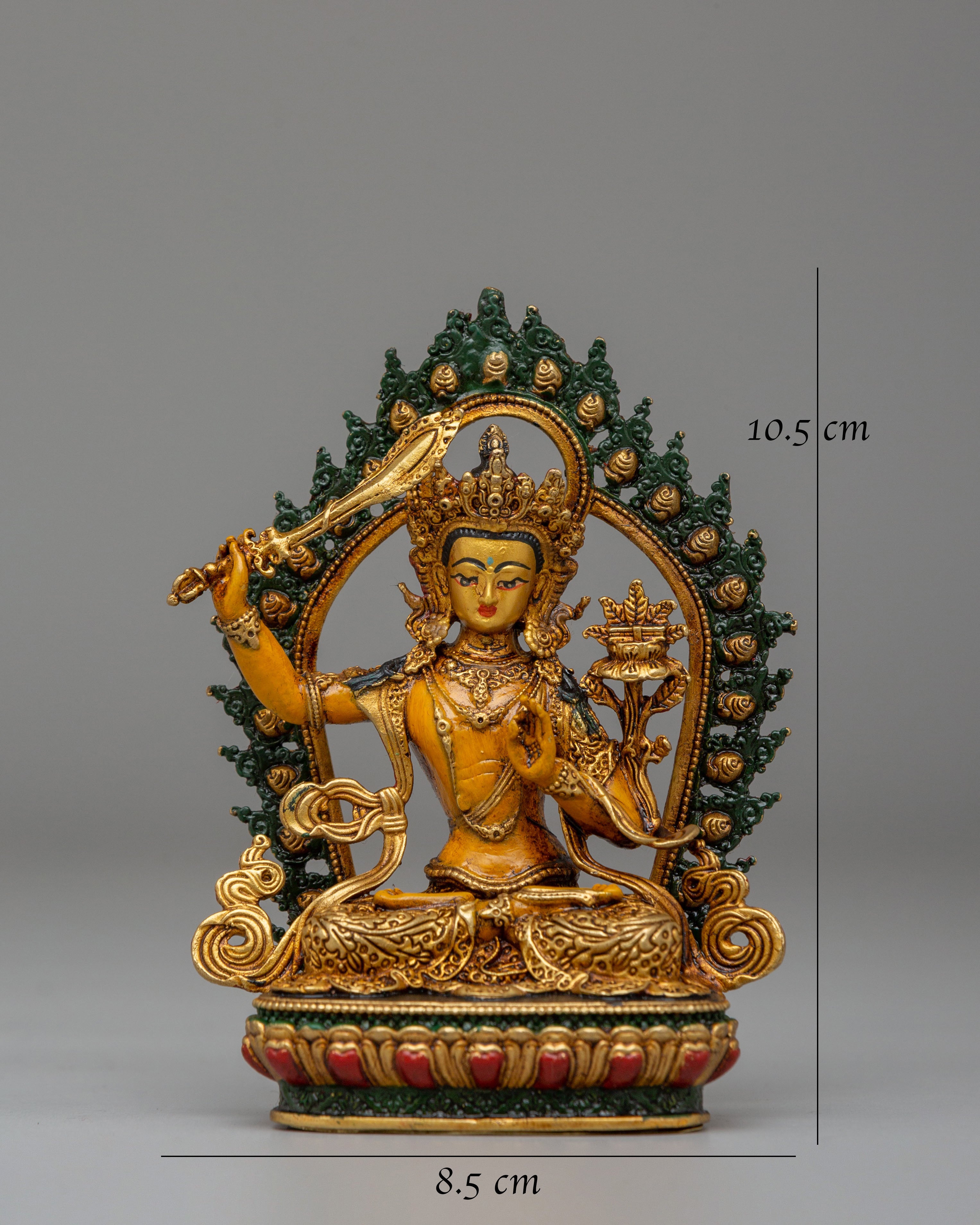 Traditional Manjushri Deity Statue | Symbol of Wisdom and Enlightenment