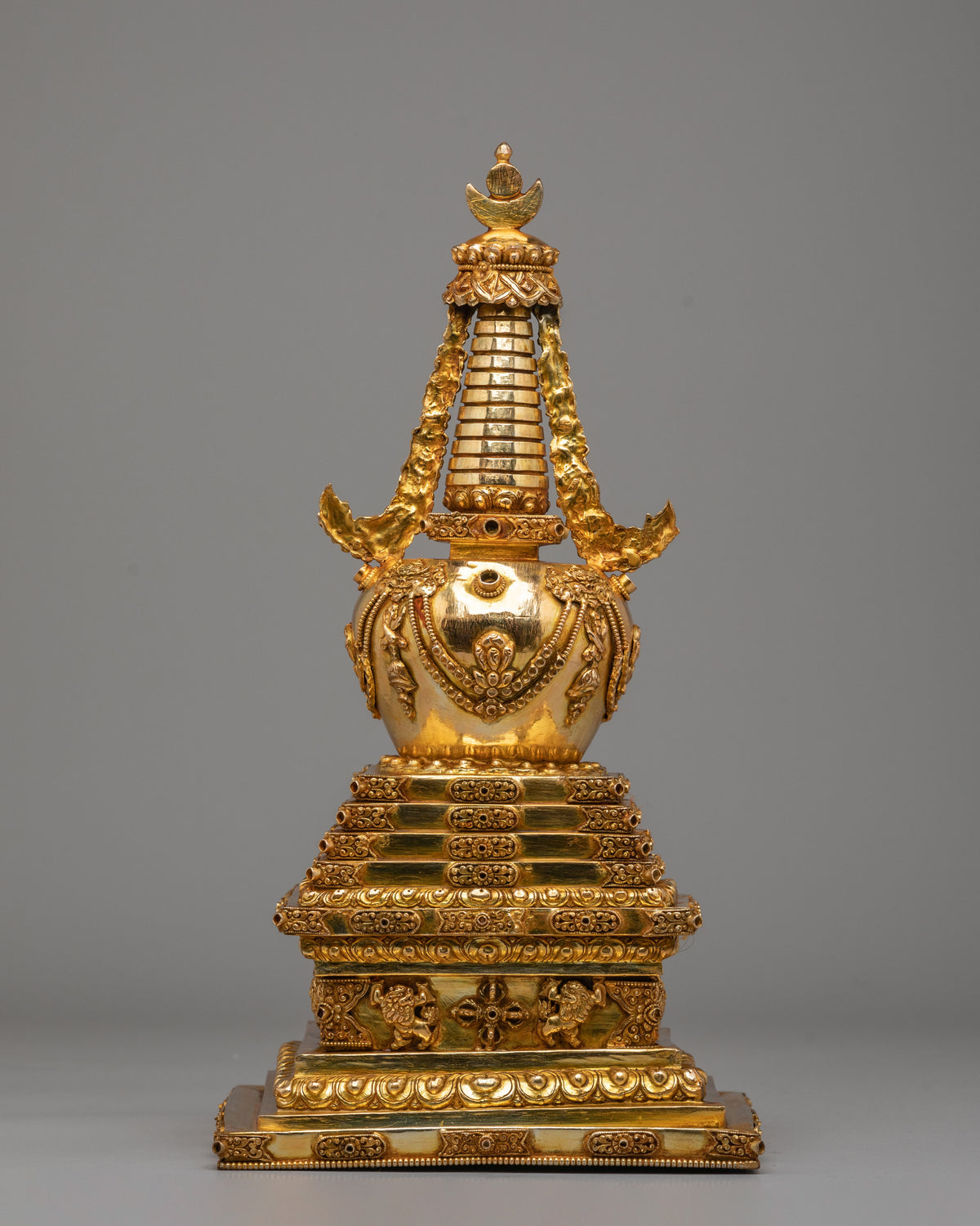 Handmade Buddhist Stupa for Rituals | Symbol of Enlightenment