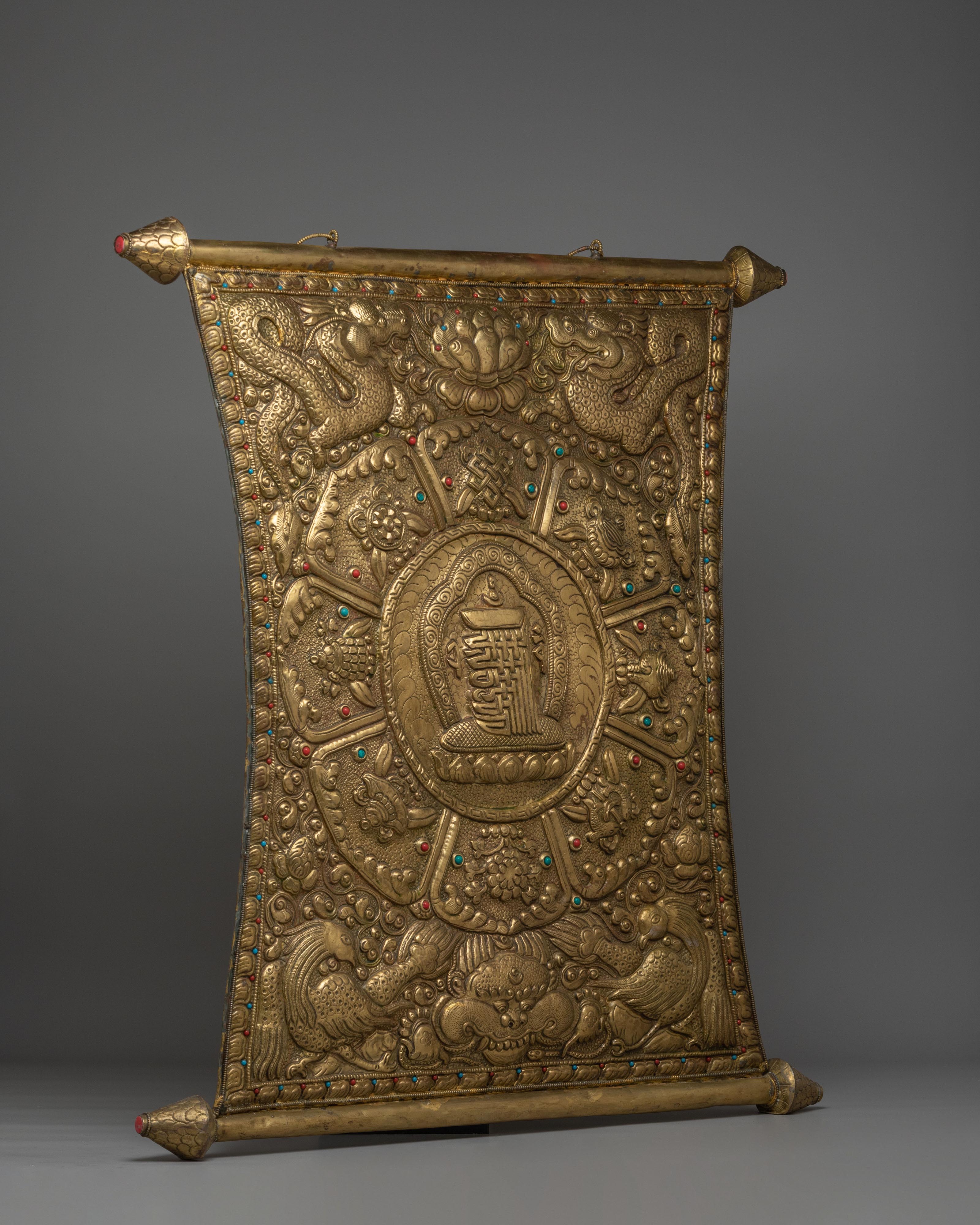 Kalachakra Mandala Wall Hanging | Handmade Sacred Decor