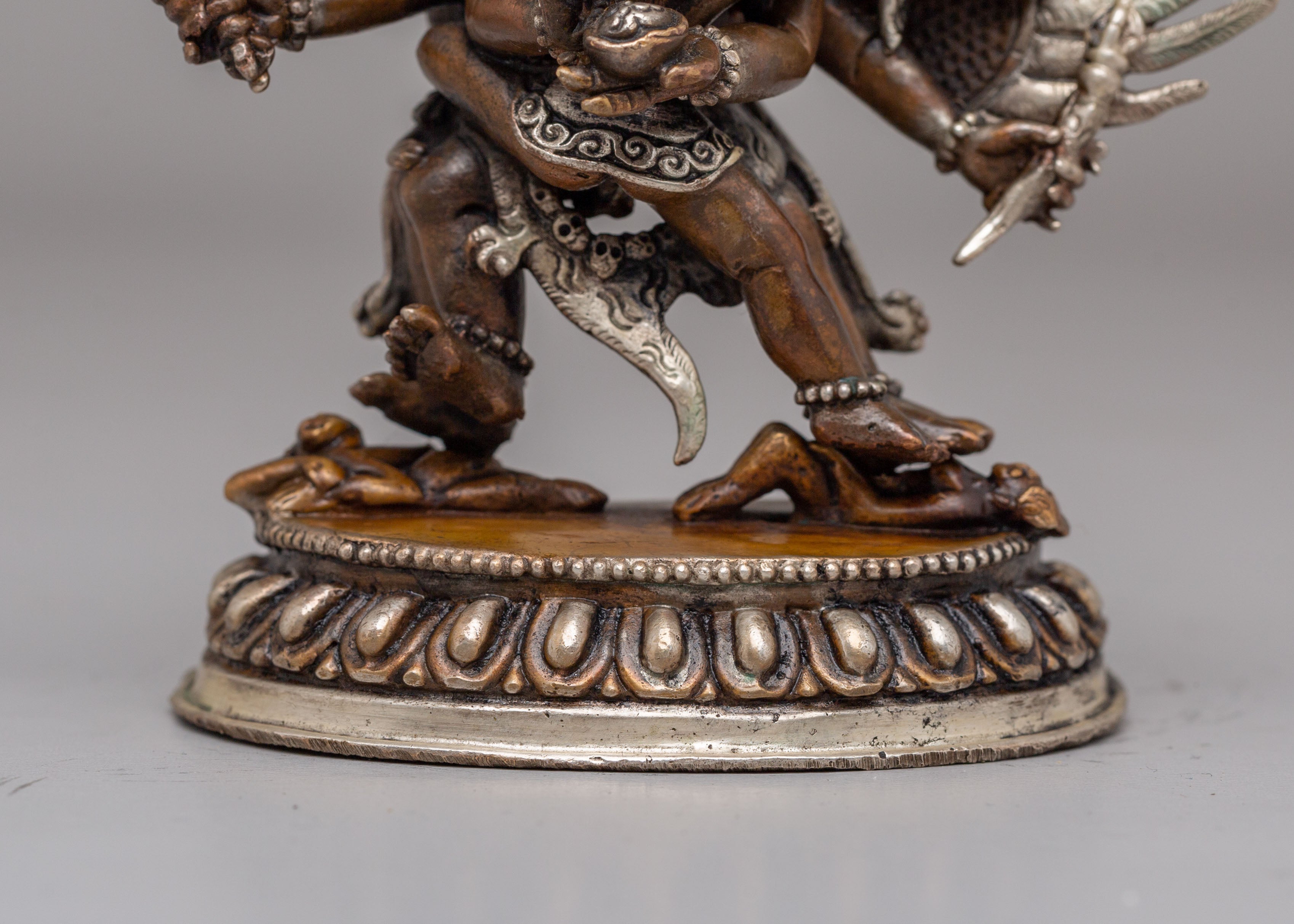 Machine Made Hayagriva with Consort Statue | Wrathful Deity Sculpture