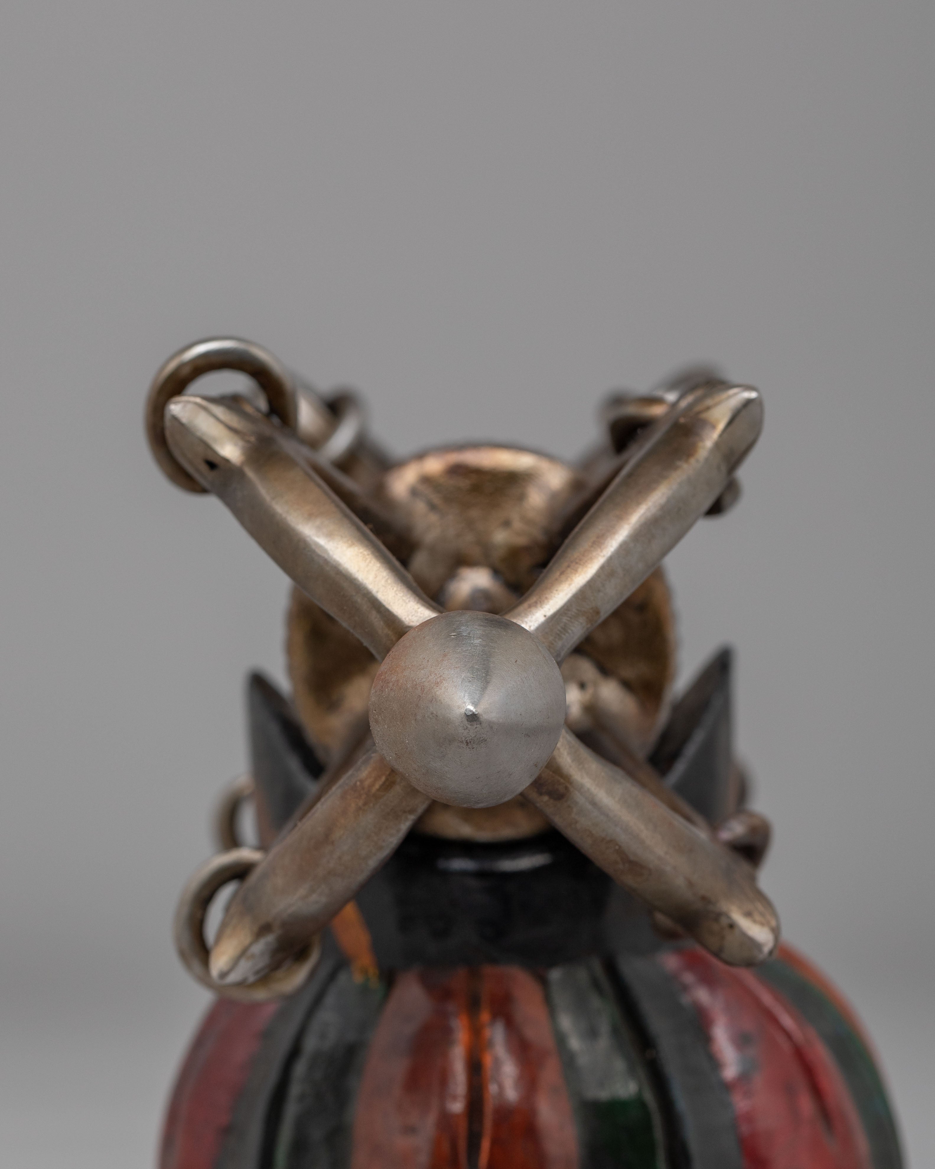 Buddhist Altar Vajra | Handcrafted Wooden Dorje