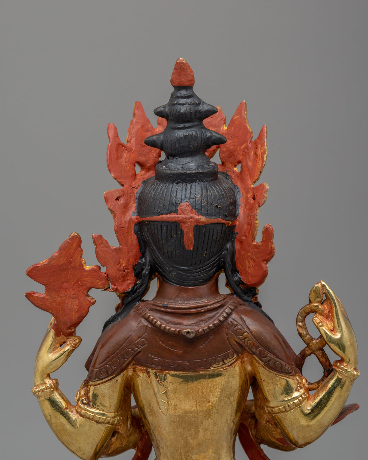 Sacred Tibetan Chenrezig Altar Figurine | Compassionate Bodhisattva Statue