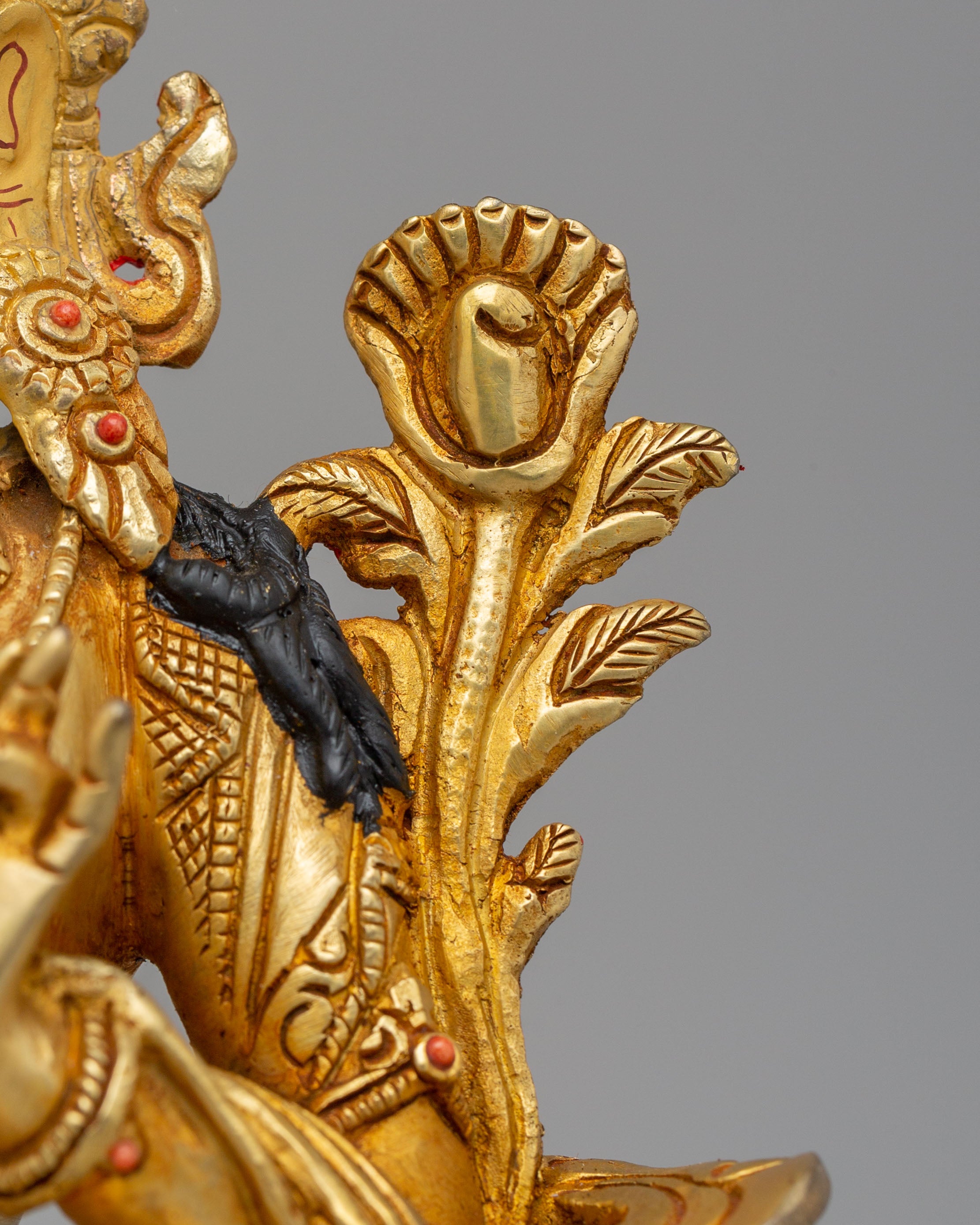 Himalayan Green Tara Statue for Altar | Symbol of Compassion & Protection