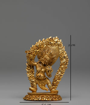 Wrathful Bodhisattva Vajrapani Sculpture