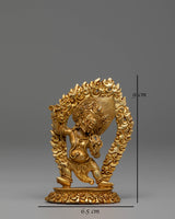 Wrathful Bodhisattva Vajrapani Sculpture