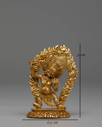 Wrathful Bodhisattva Vajrapani Sculpture