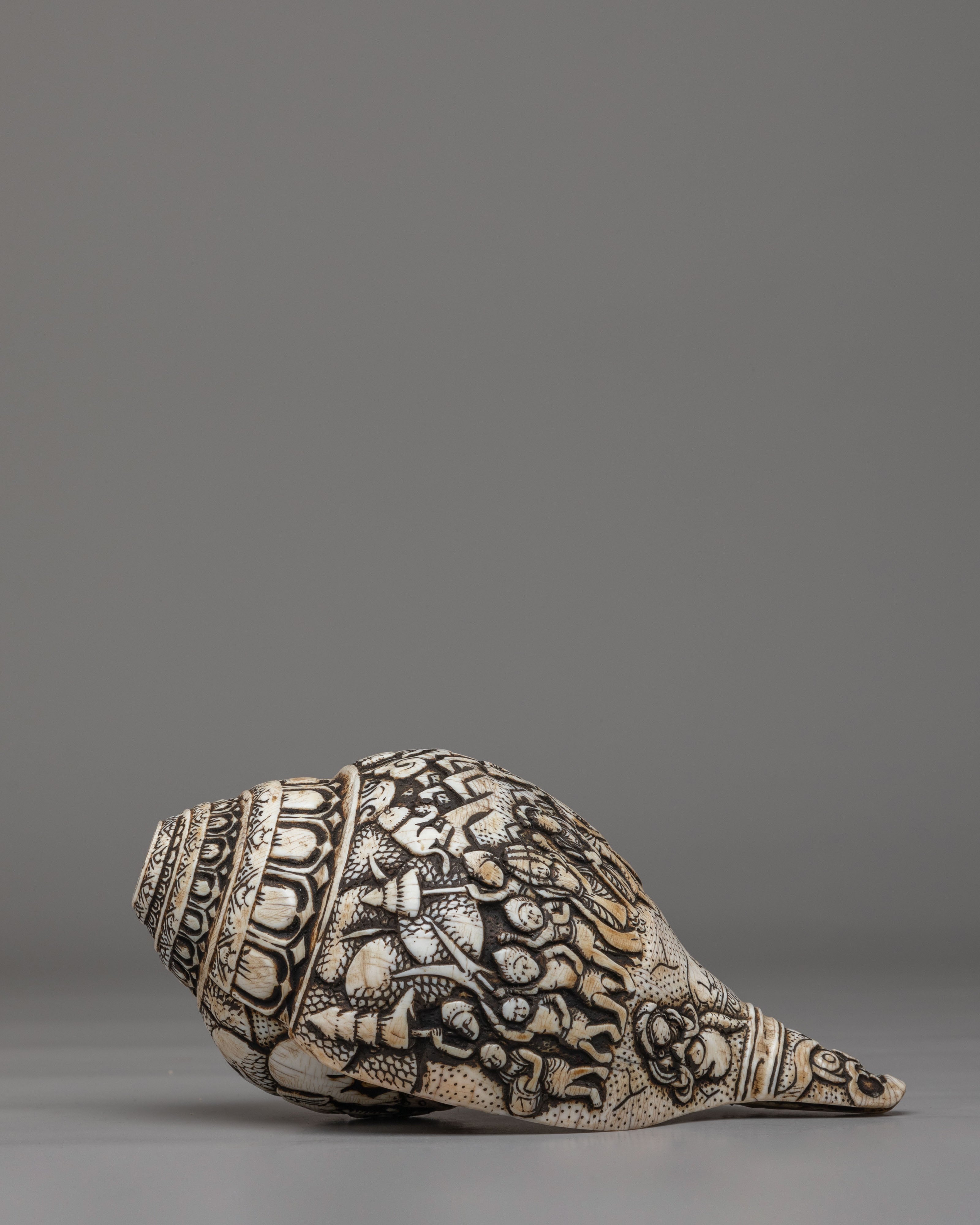 Sacred Buddhist Conch | Buddhist Ritual Object
