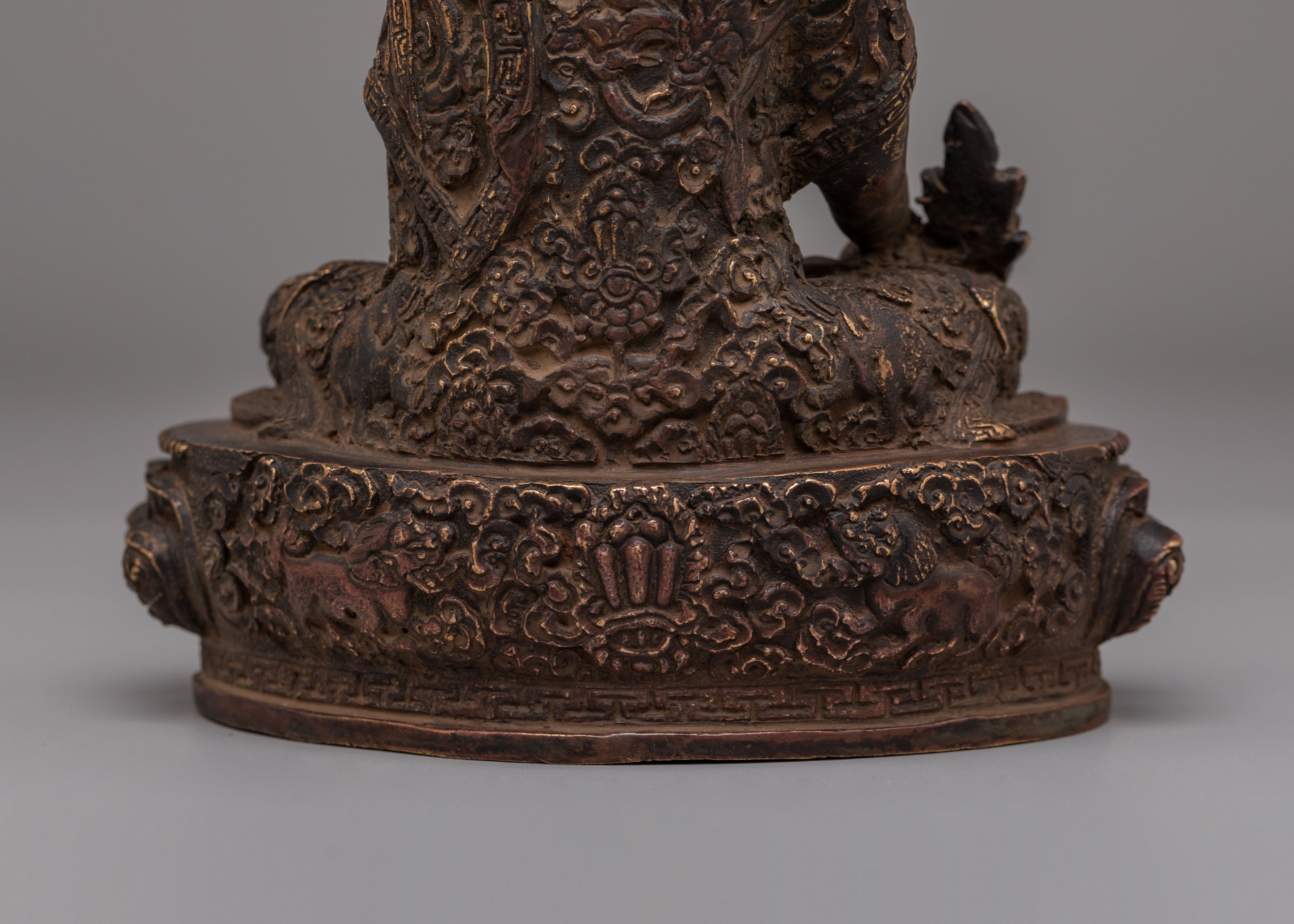 Sacred Tibetan Medicine Buddha Statue | Handcrafted Copper Statue