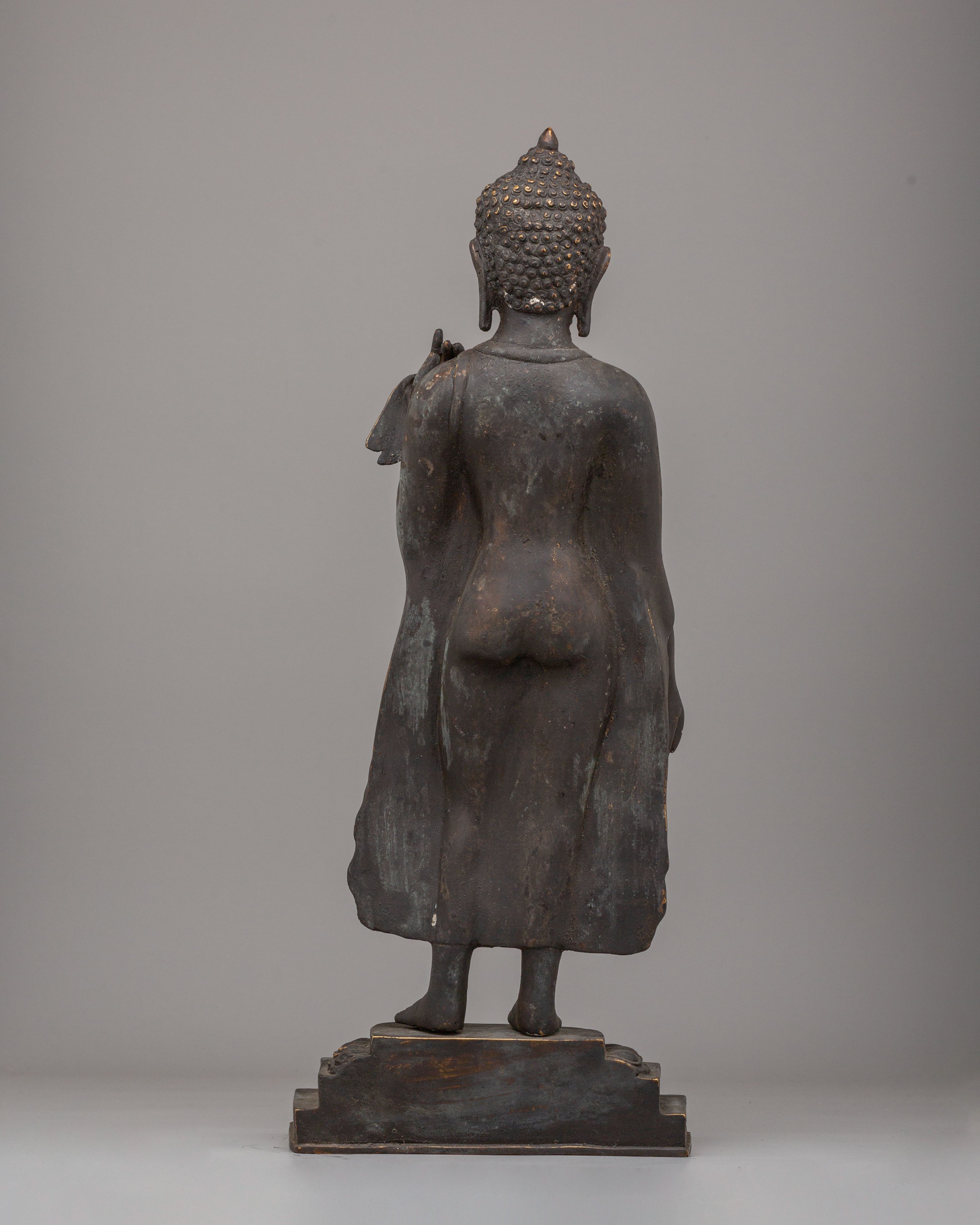 Dipankara Buddha Enlightenment Sculpture | Tibetan Altar Decor