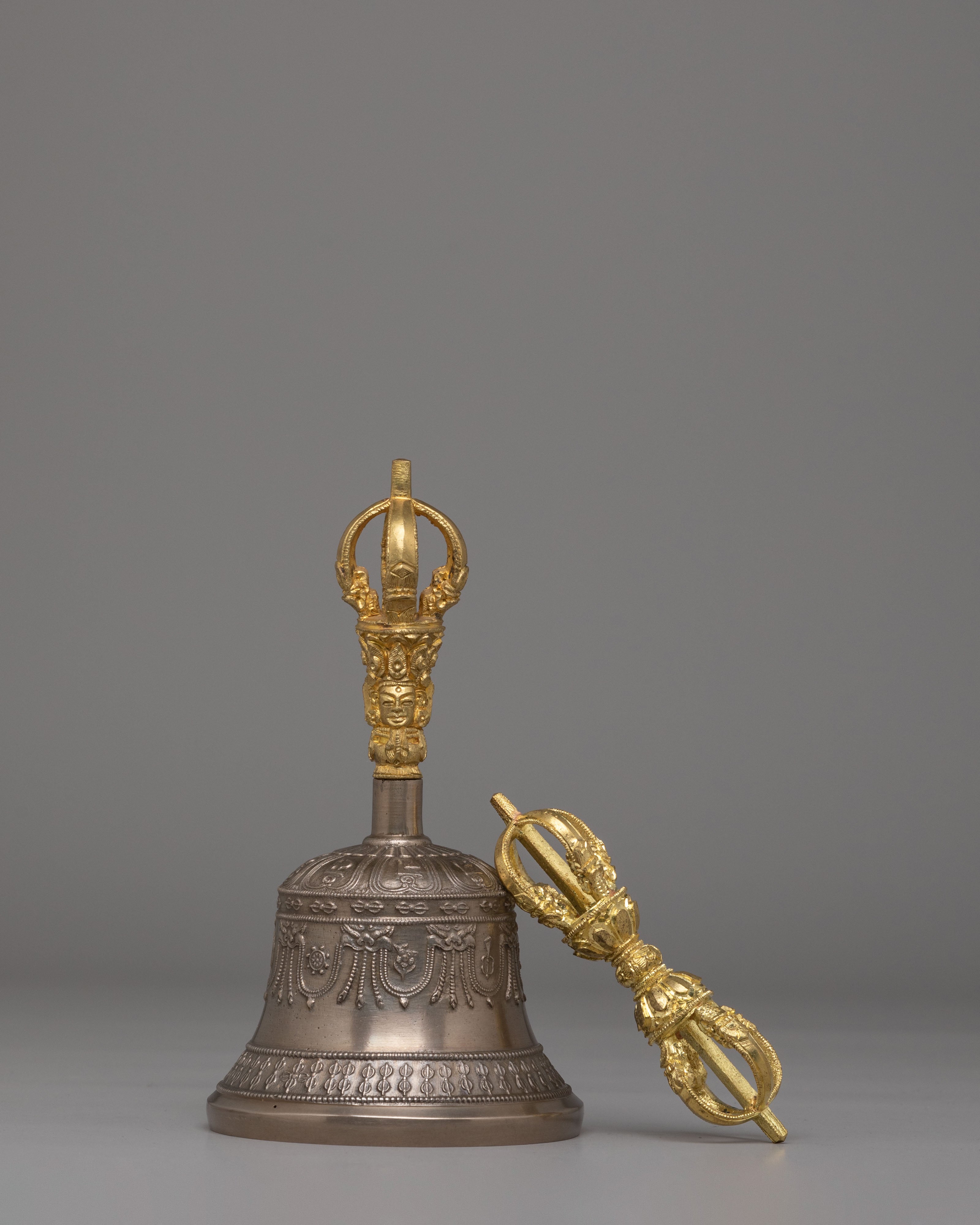Spiritual Bell and Vajra for Ritual Practice | Sacred Bell and Vajra