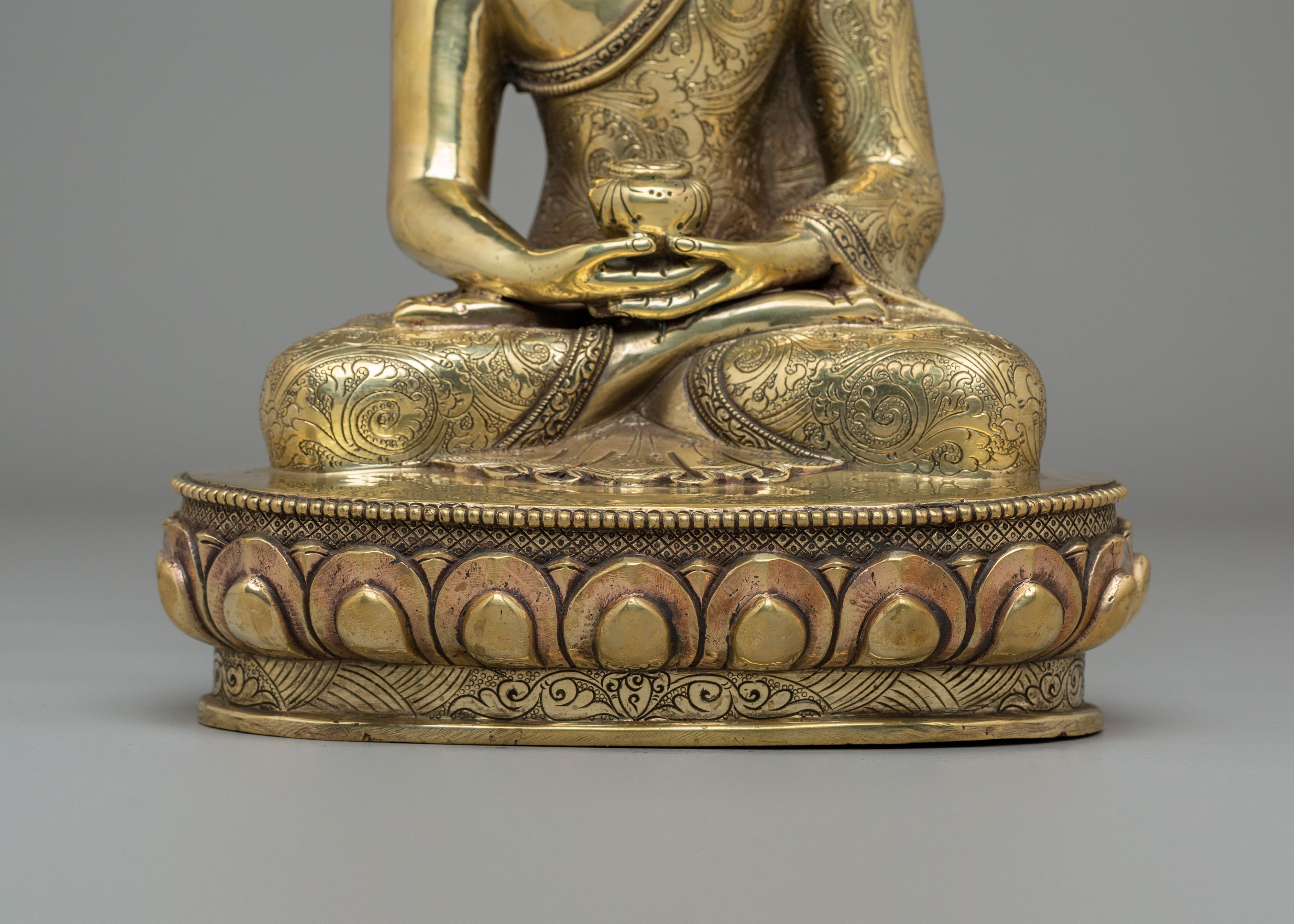 Sacred Shakyamuni Buddha Figurine | Traditional Handcrafted Art