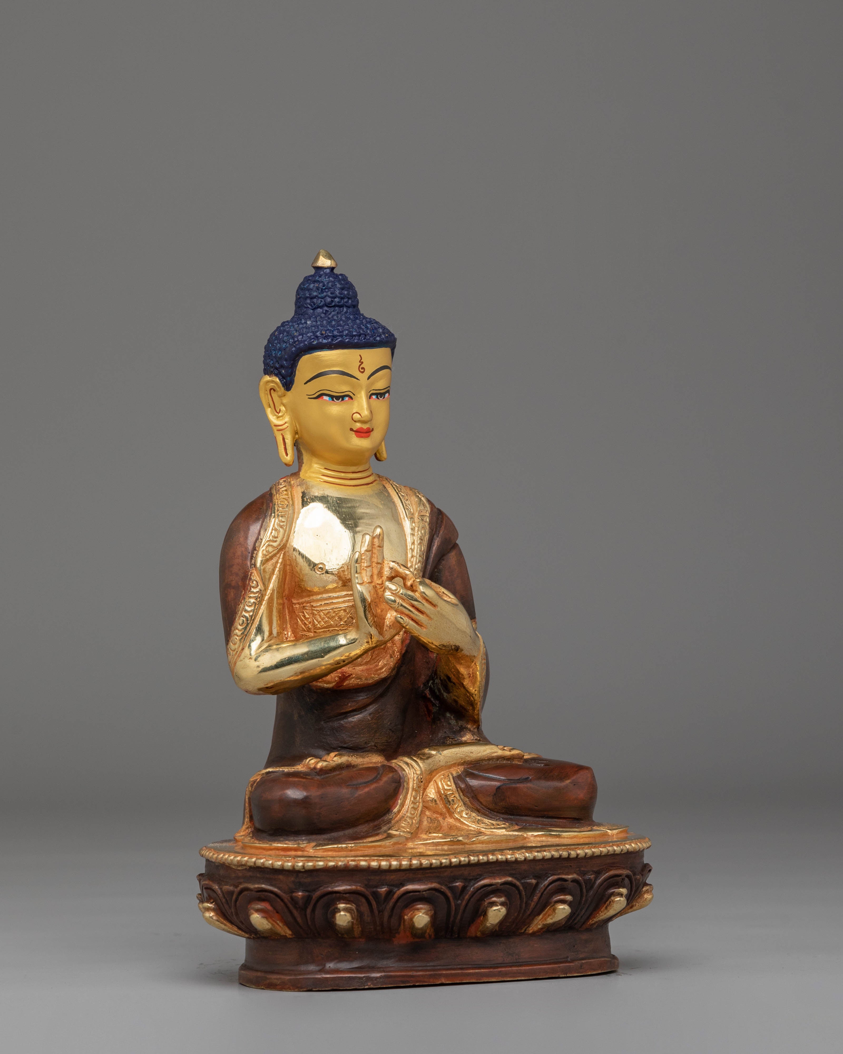 Handcrafted Statue of Vairocana Buddha | Sacred Art for Meditation