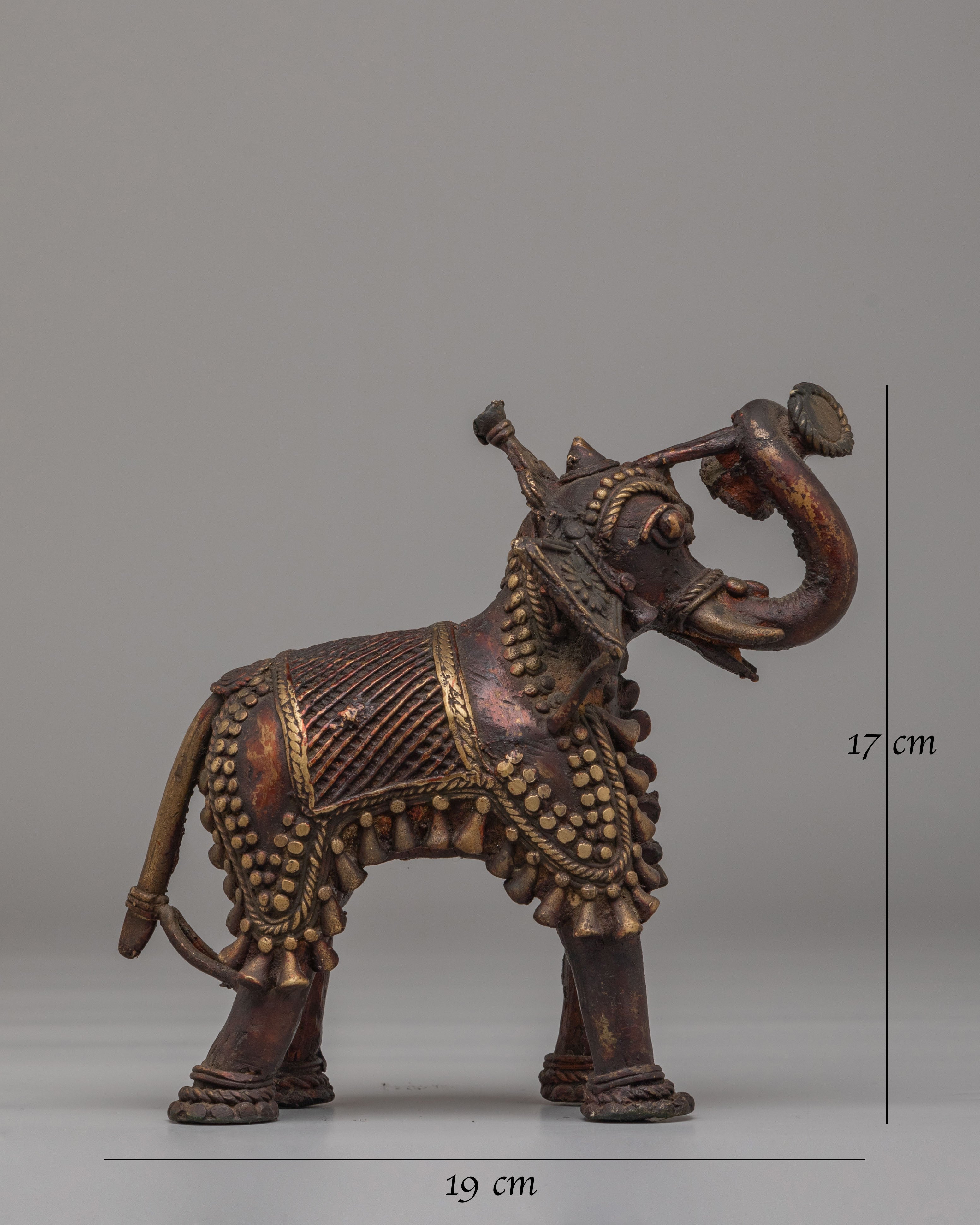 Decorative Elephant Sculpture | Perfect for Home Decor and Spiritual Spaces