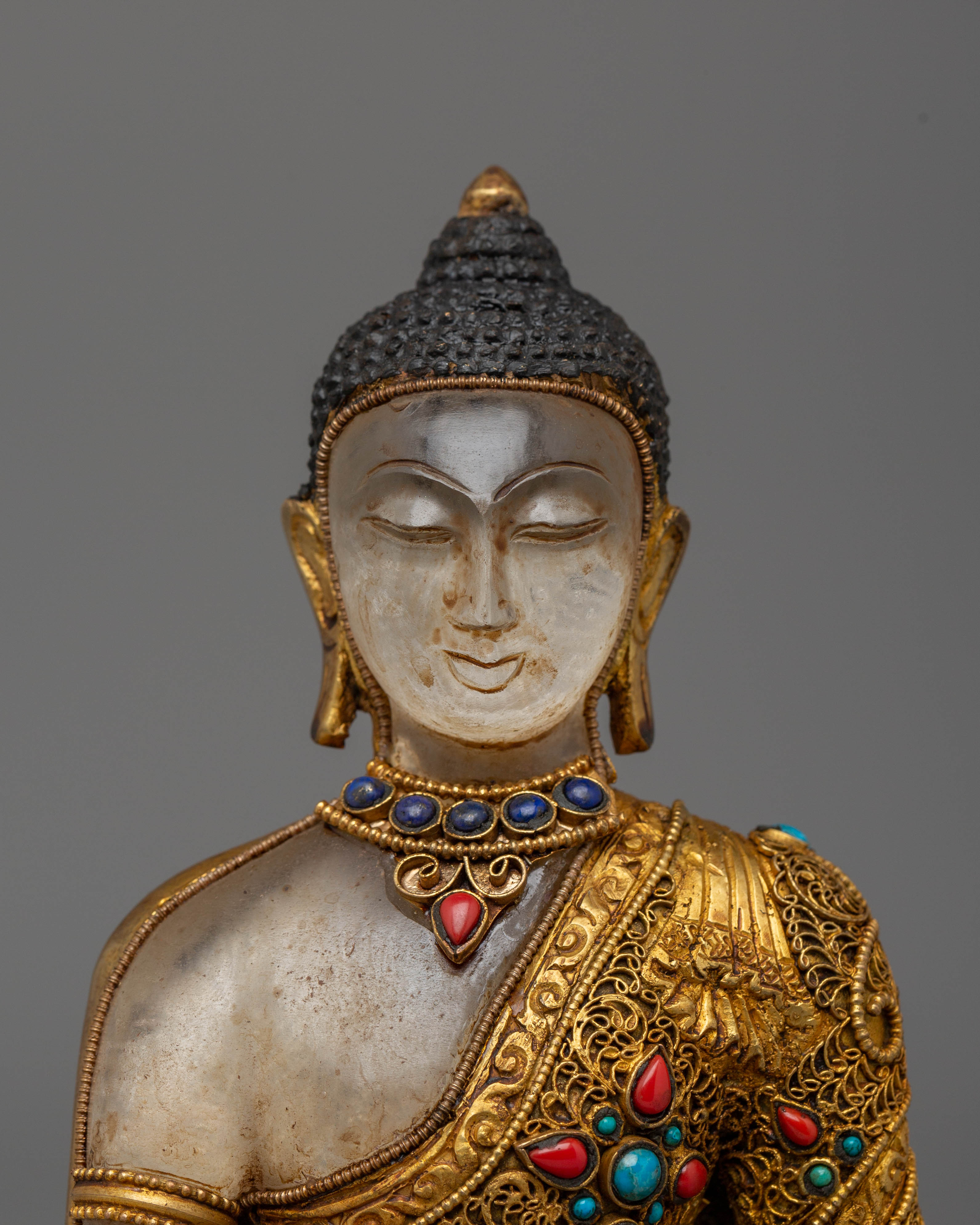 Handmade Shakyamuni Buddha Sacred Altar Statue | Himalayan Buddhist Art
