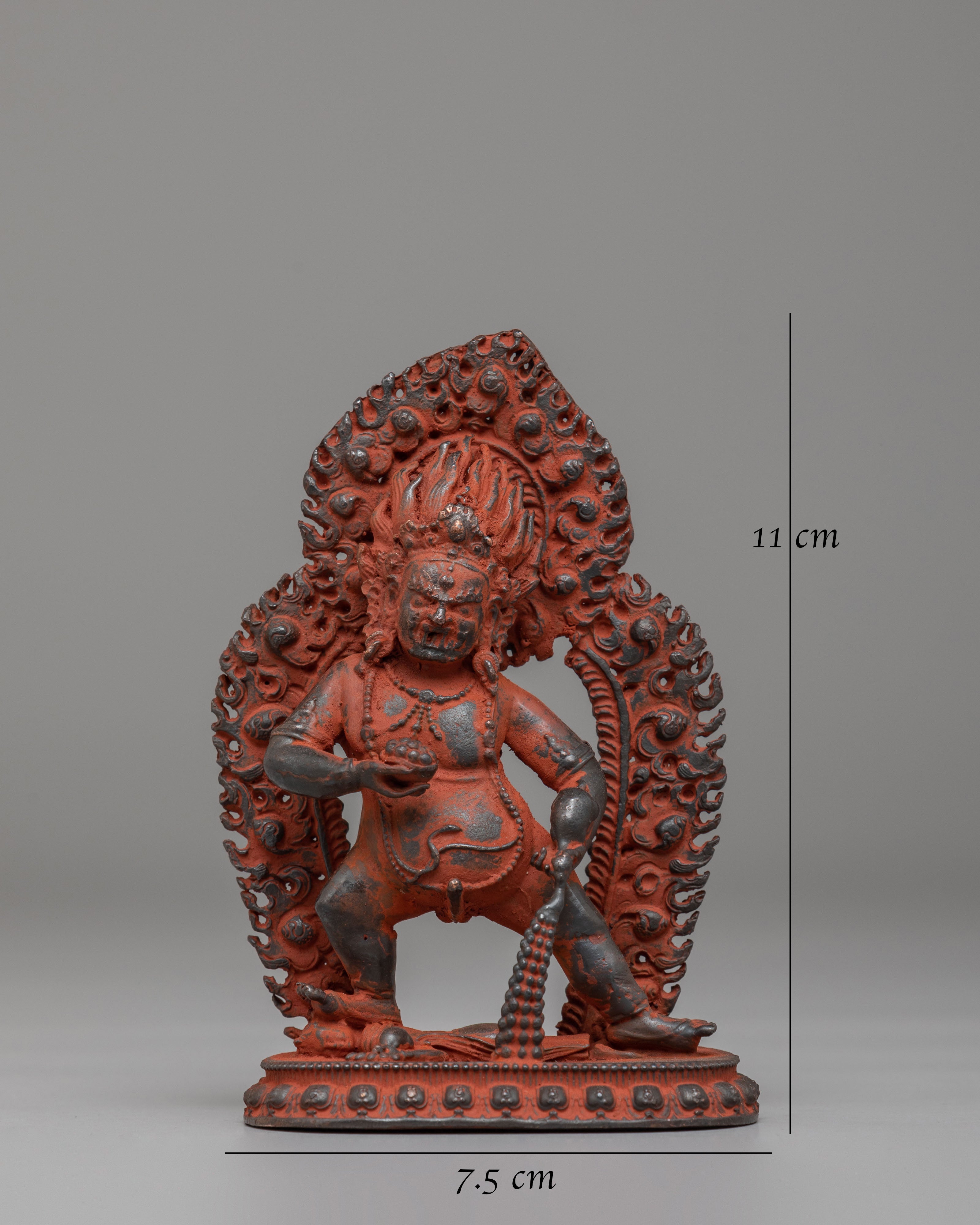 Spiritual Black Dzambhala Statue | Buddhist Wealth Deity