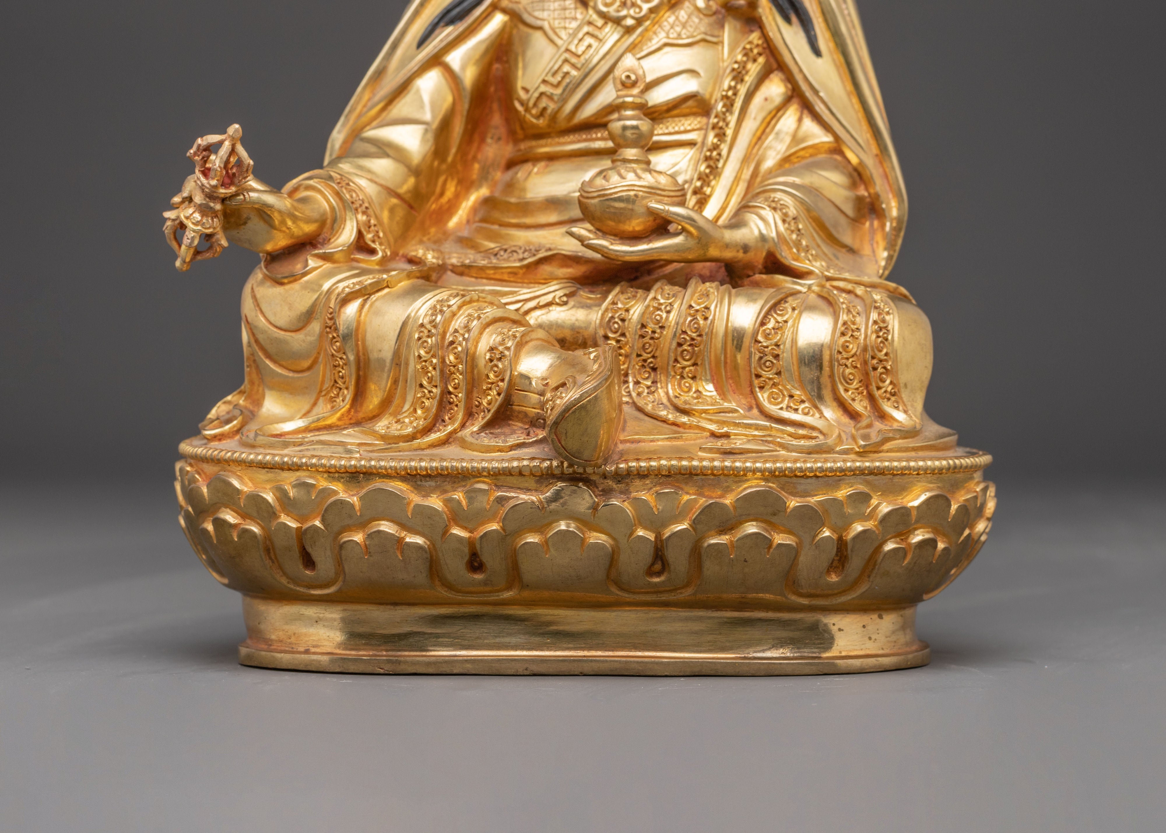 Divine Guru Rinpoche Altar Statue | Padmasambhava Statue
