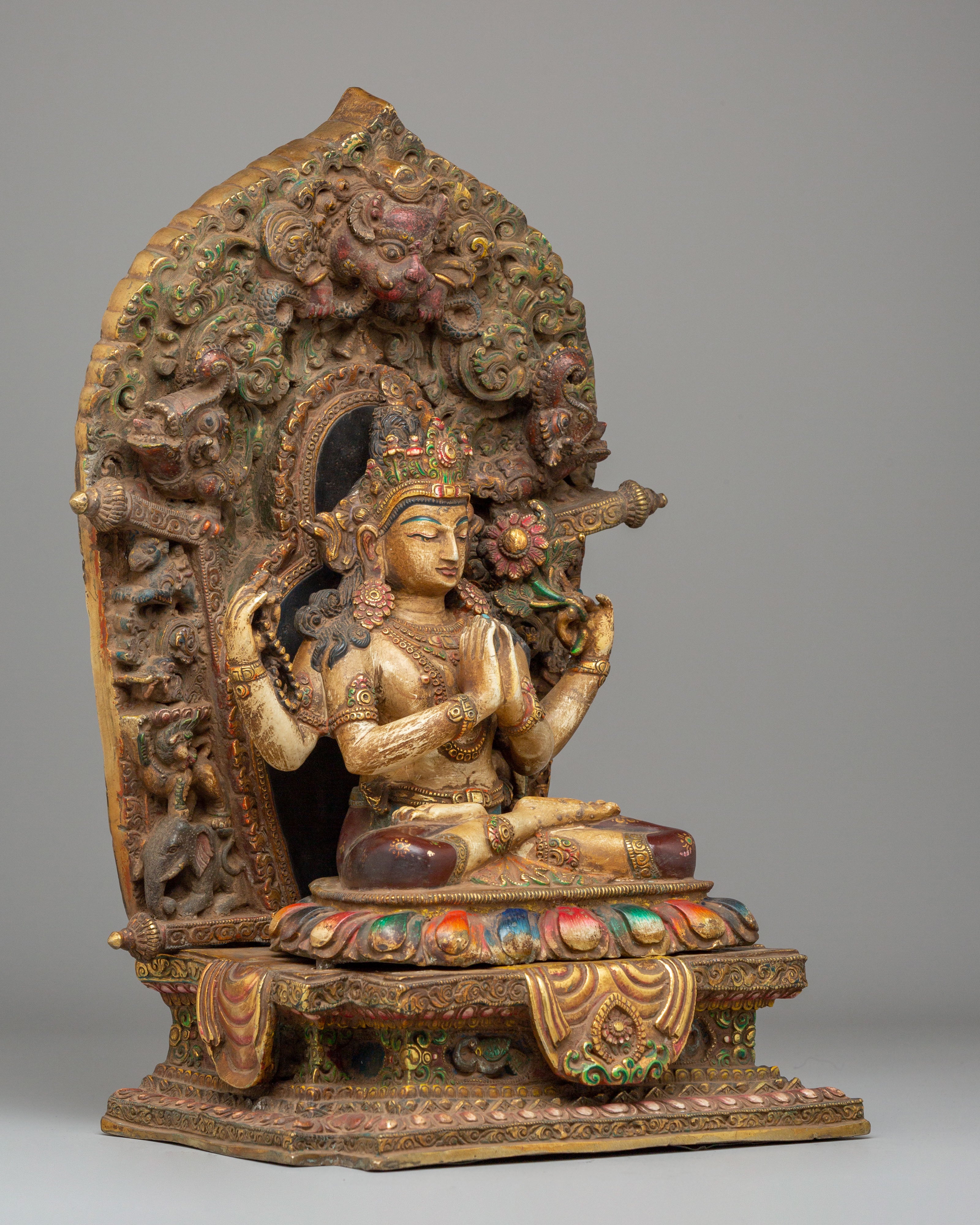 Sacred Chenrezig Sculpture | Statue for Meditation & Rituals