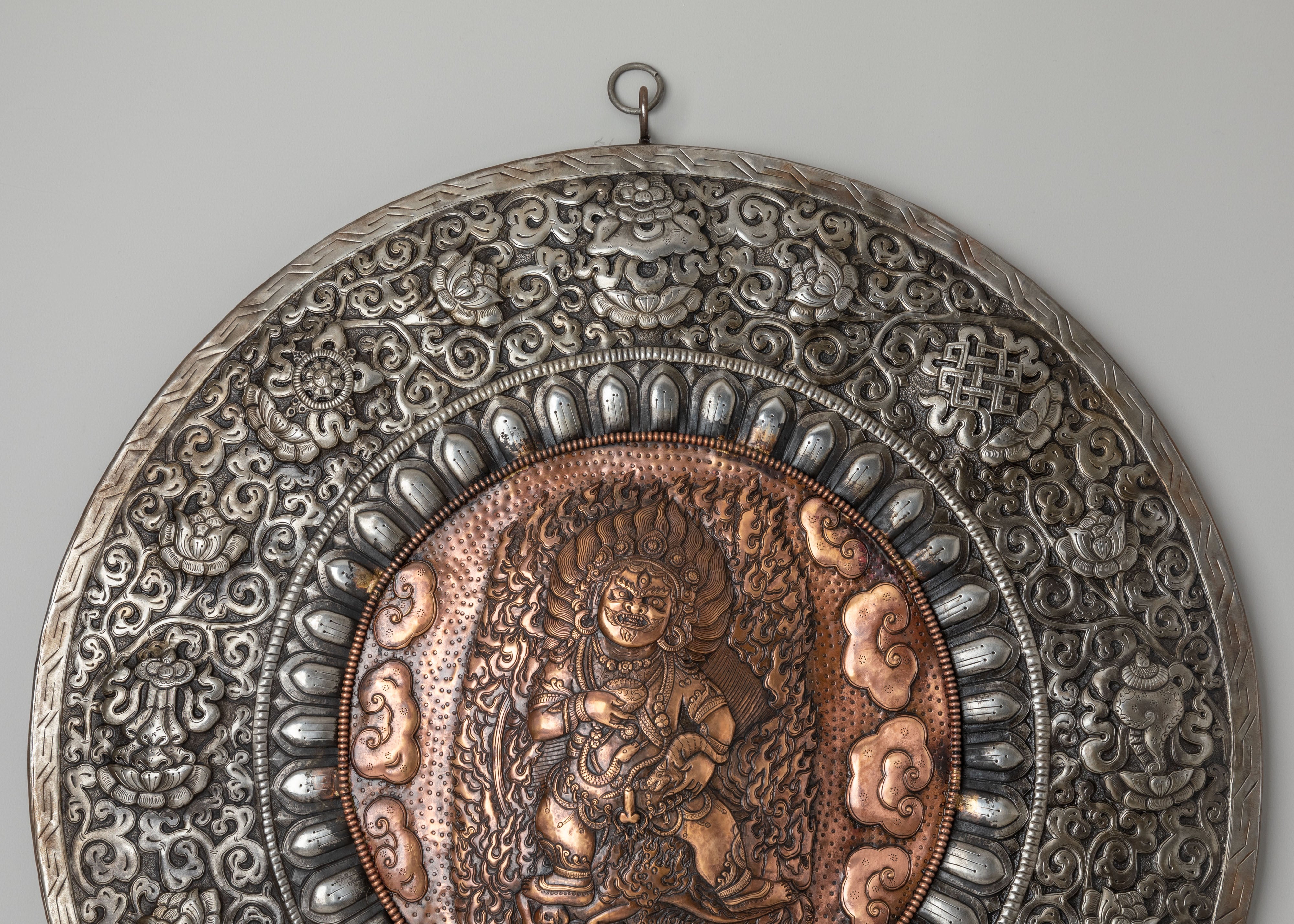 Handcrafted Black Dzambhala Wall Hanging | Symbol of Prosperity