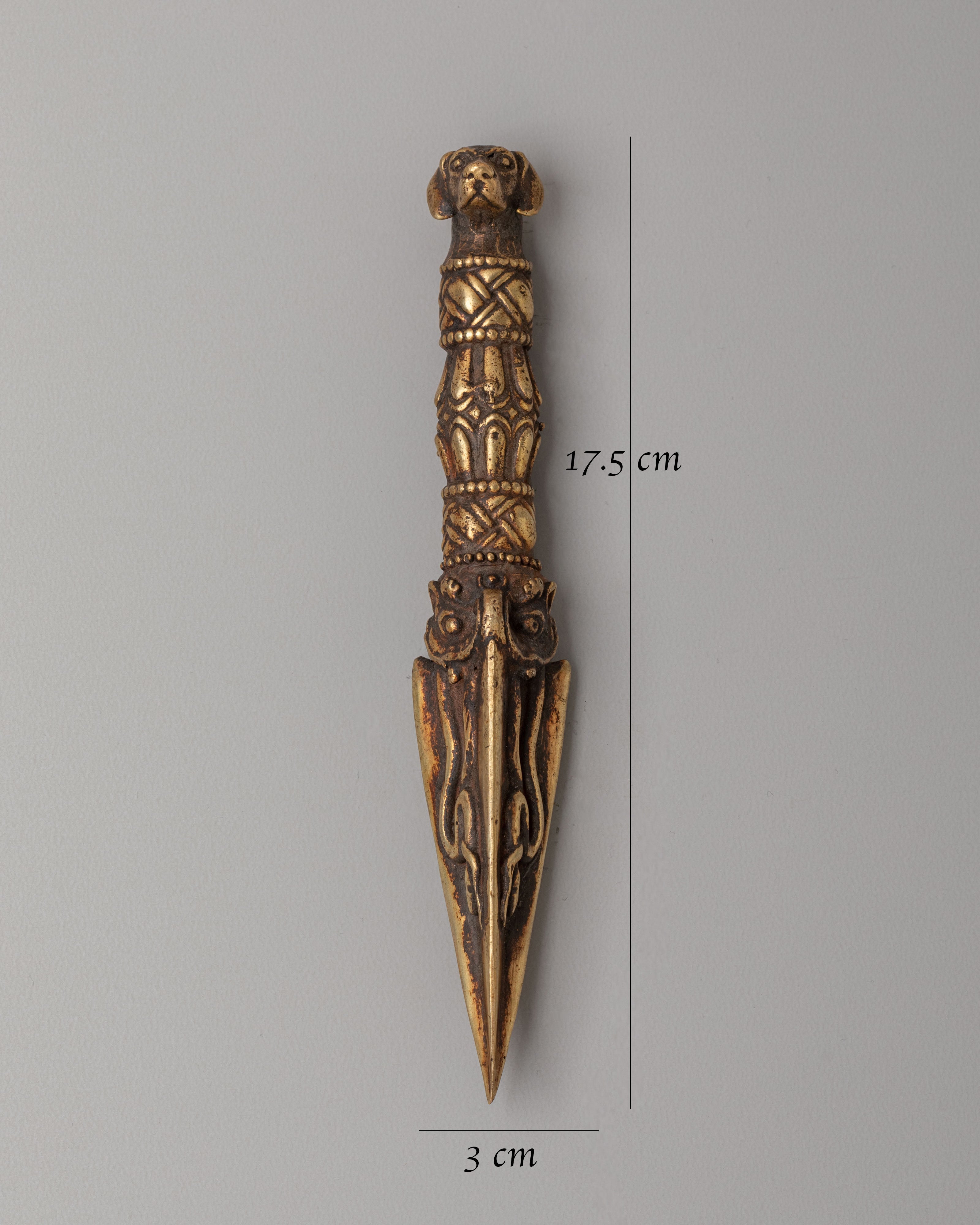 Sacred Buddhist Ritual Dagger | Phurba for Spiritual Practices