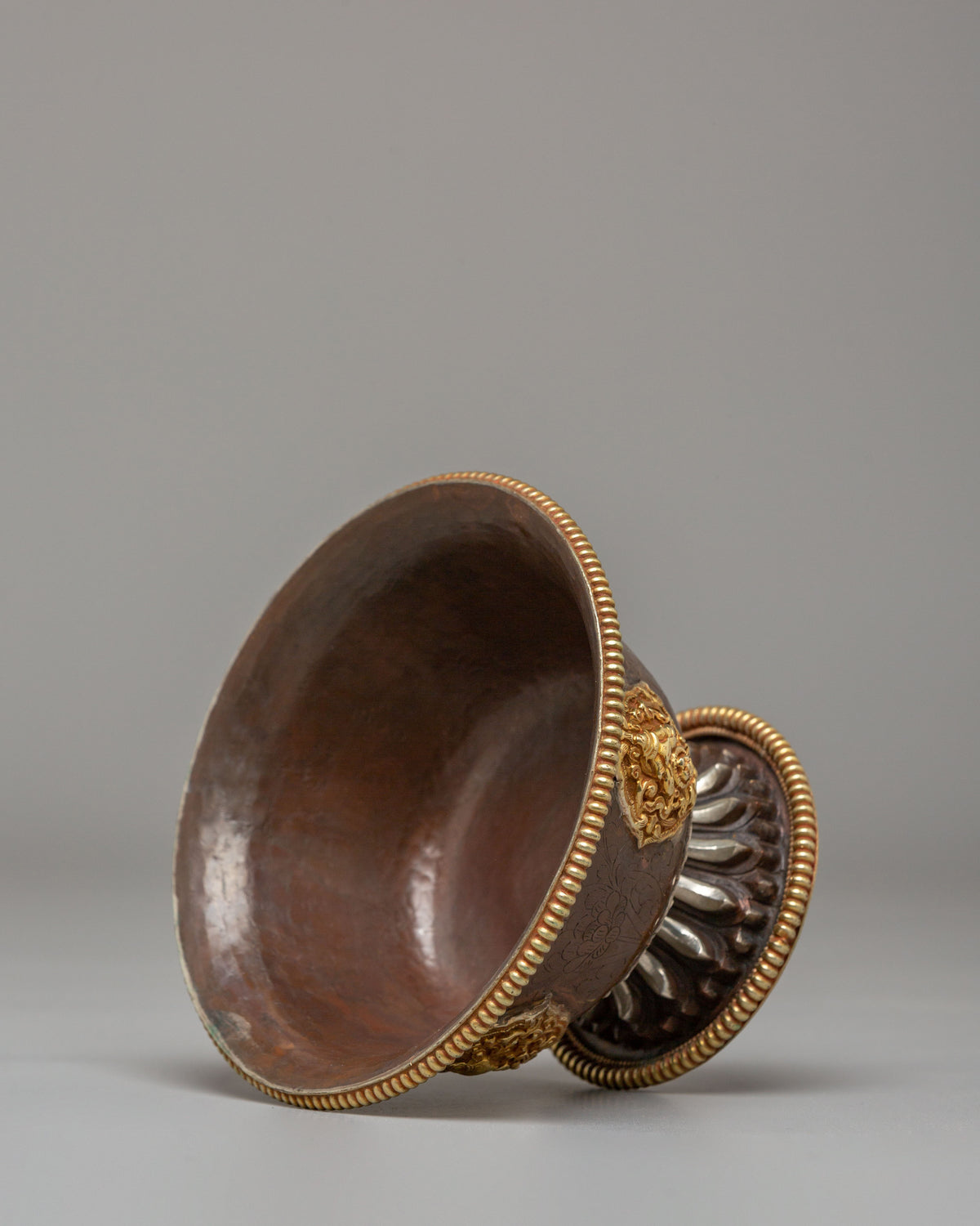 Sacred Seven Water Offering Bowl Set | Traditional Tibetan Ritual Bowls