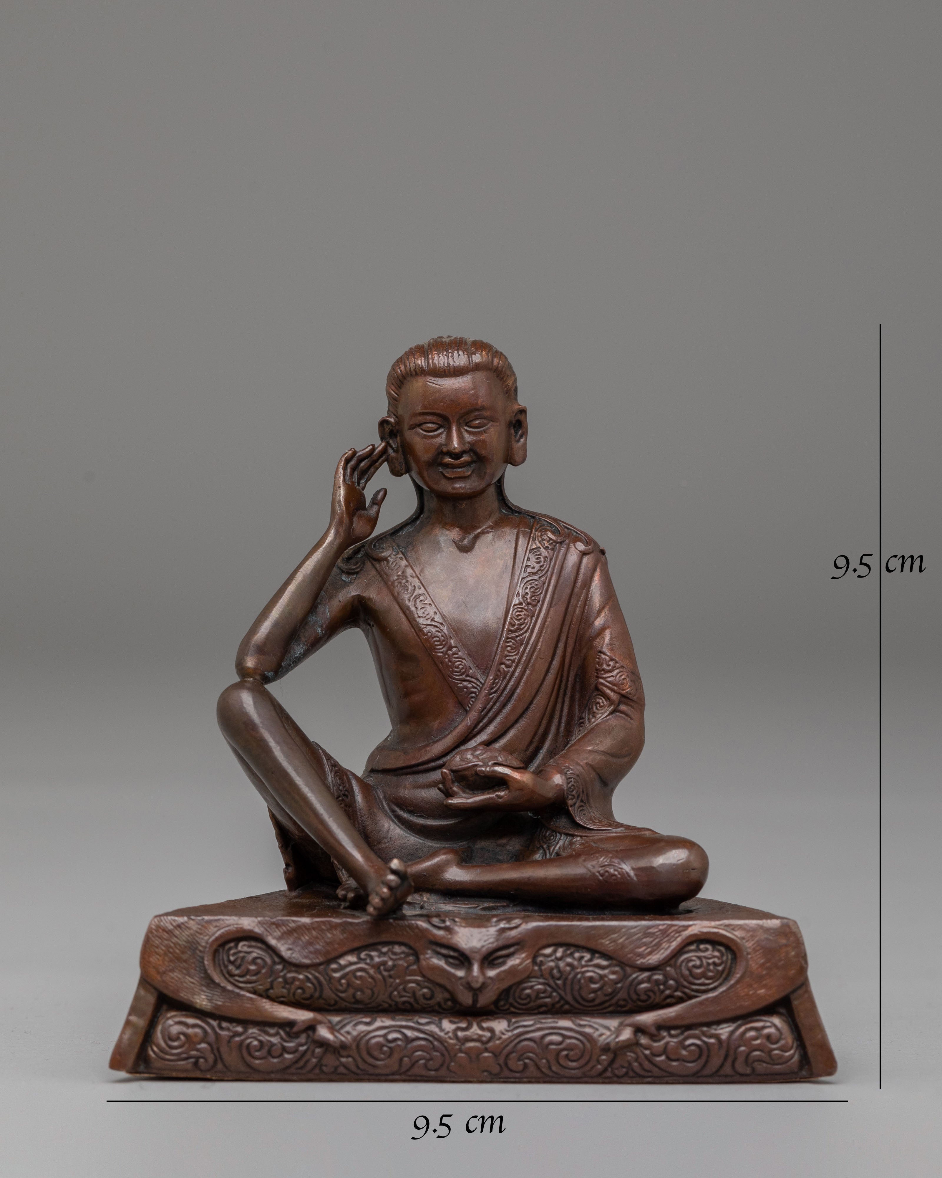 Milarepa Handcrafted Buddhist Statue | Meditation and Spiritual Home Decor