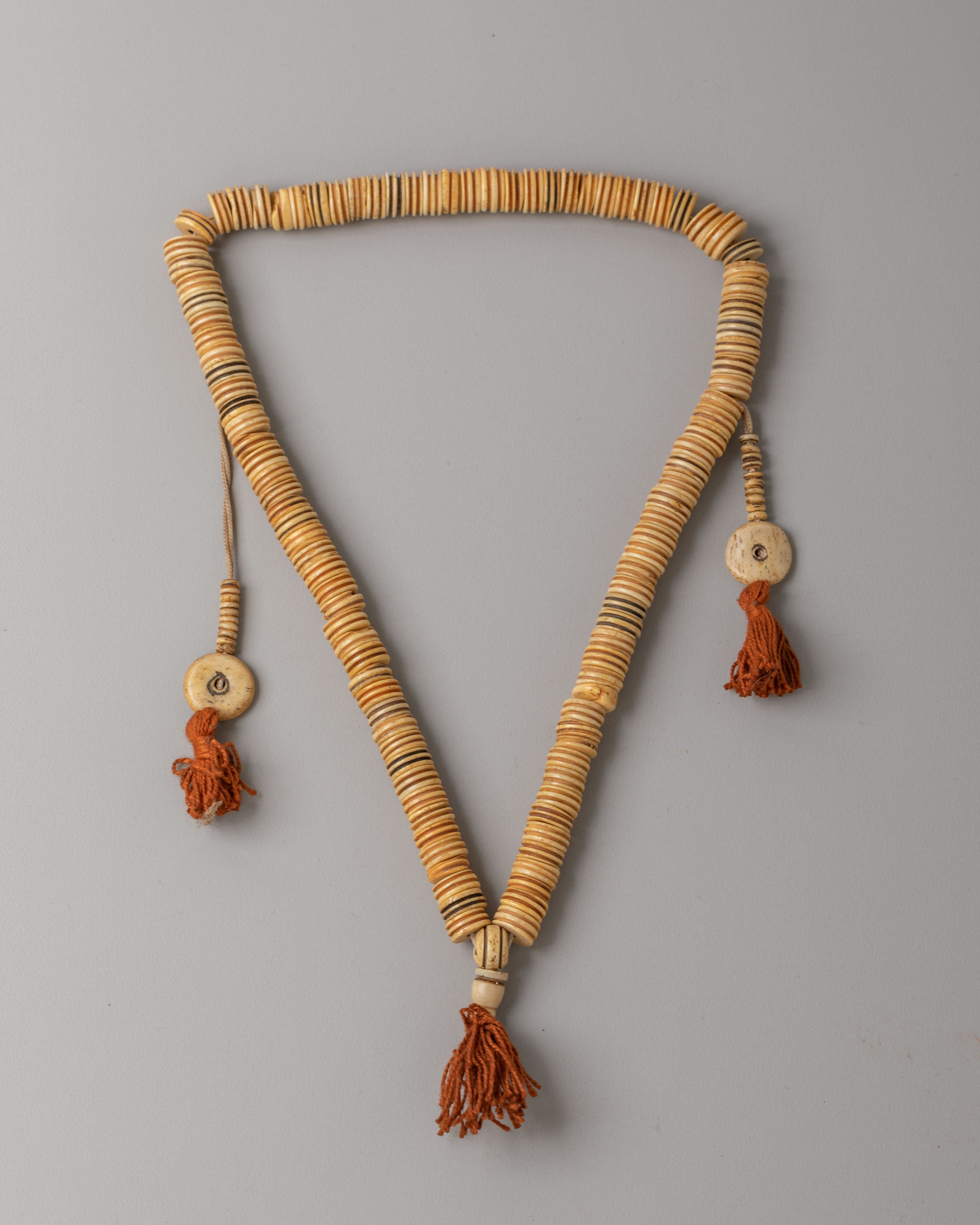 Handcrafted Conch Beads Mala | Sacred Spiritual Tool