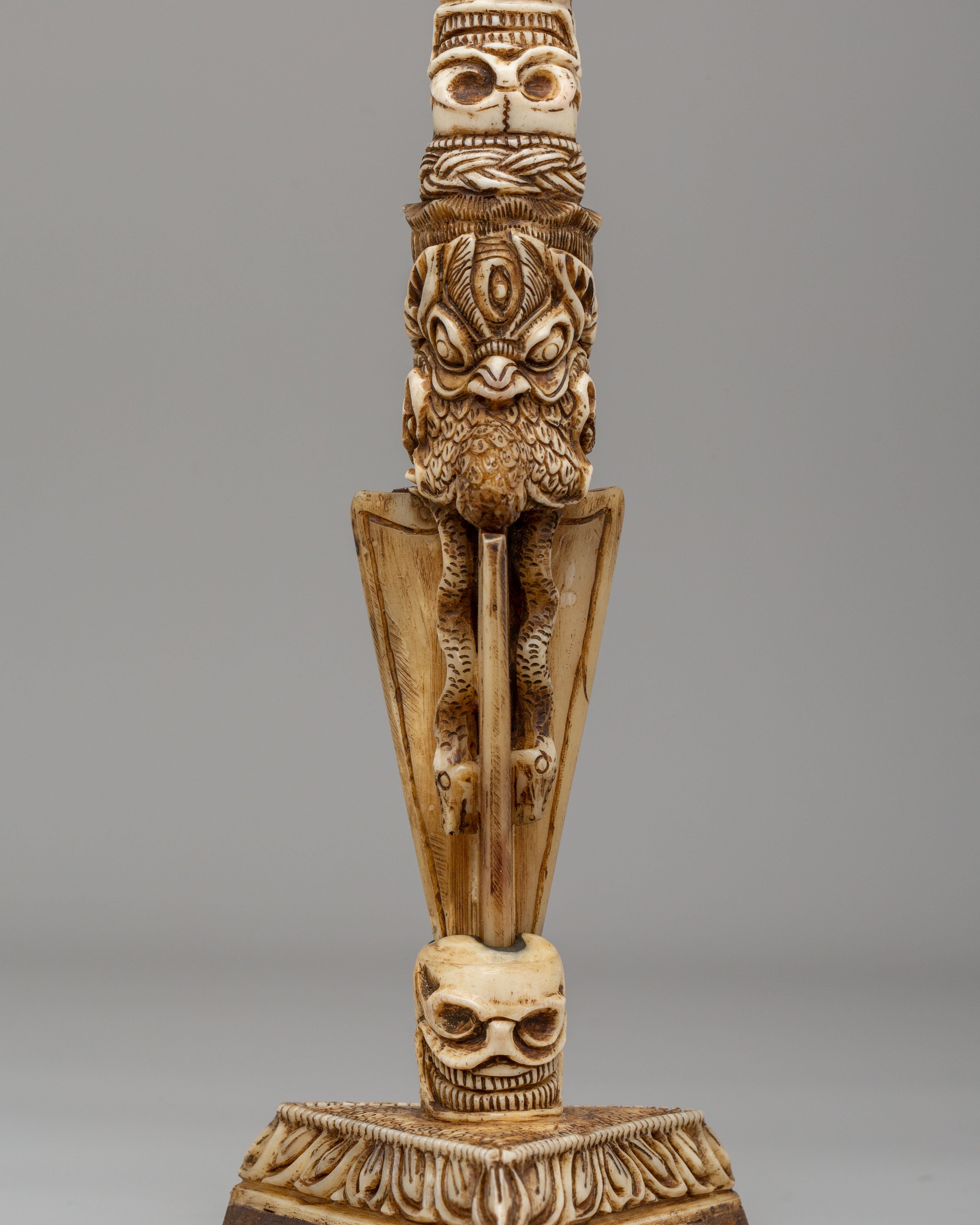Traditional Vajrayana Ritual Phurba | Tibetan Ritual Dagger Artwork