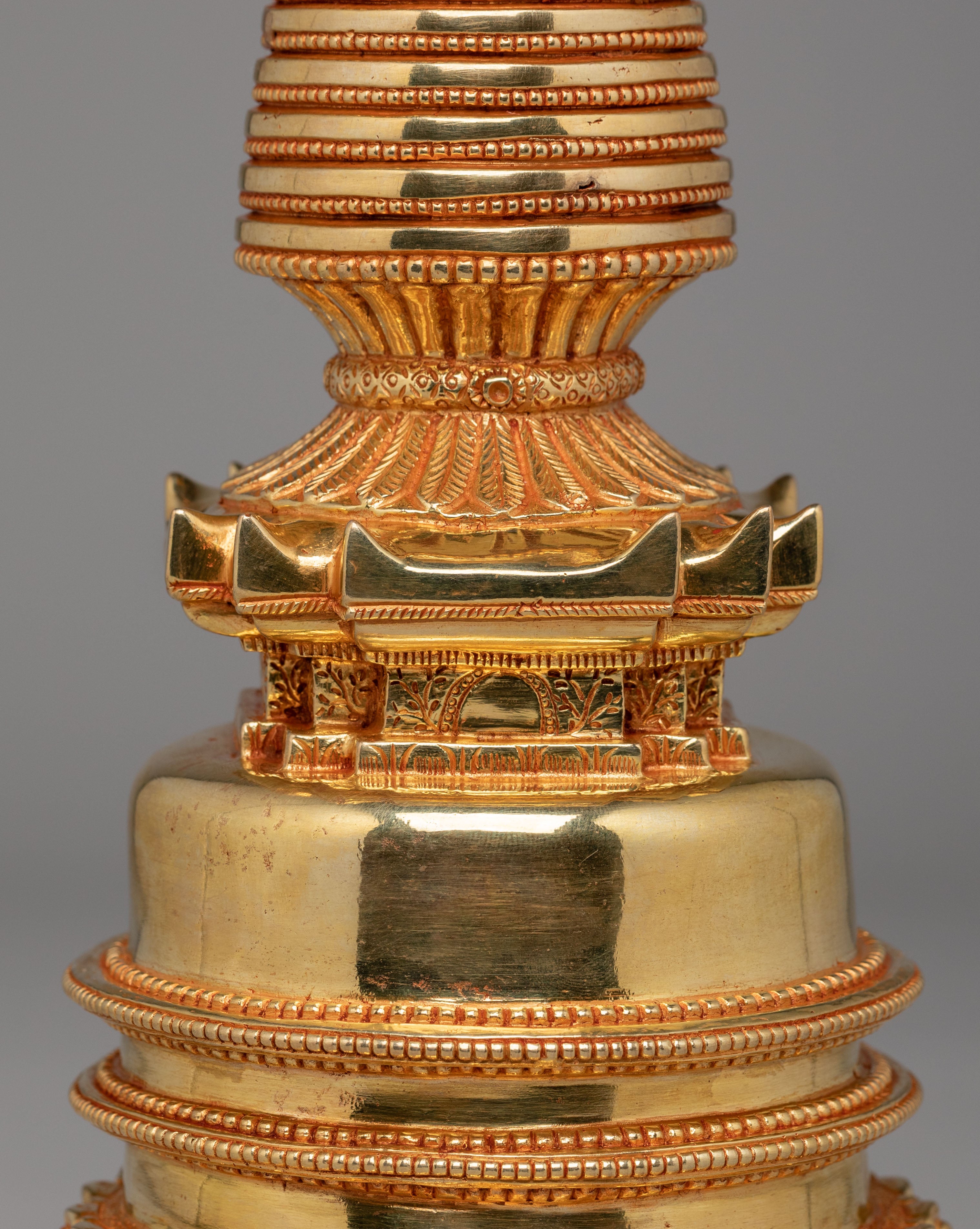 Sacred Buddhist Kadampa Stupa | Handcrafted Spiritual Symbol