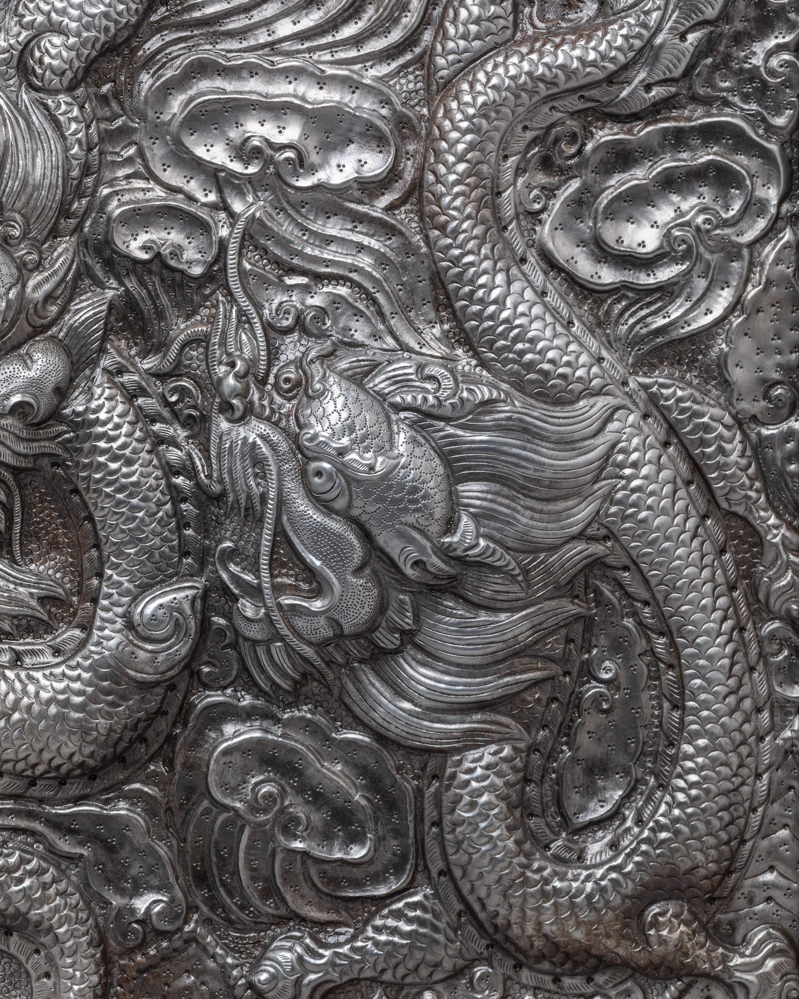 Buddhist Protector Dragon Wall Hanging | Handcrafted Himalayan Artwork