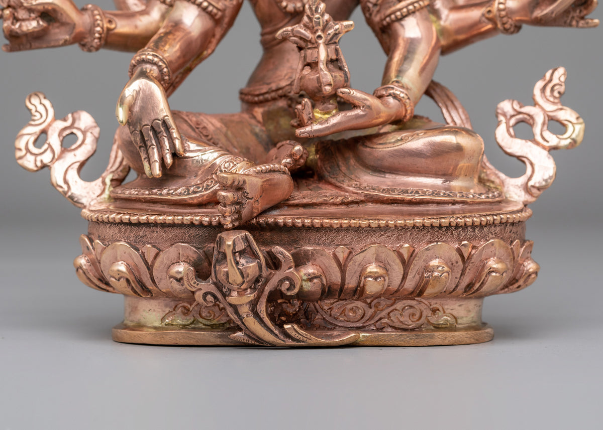 Himalayan Vasudhara Wealth Deity Statue | Handcrafted Buddhist Sculpture for Prosperity