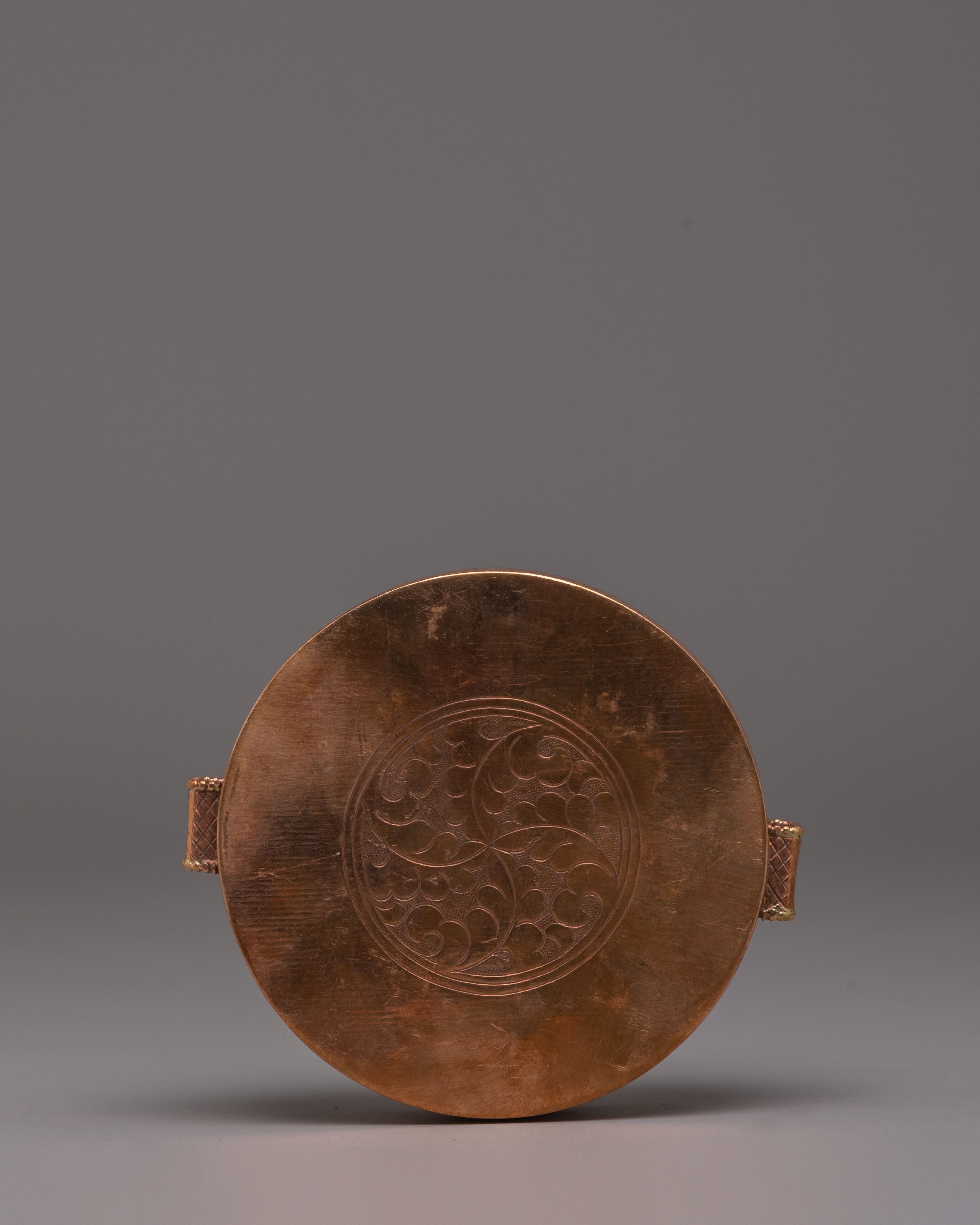 Tibetan Copper Ghau Box | Symbol of Spiritual Protection