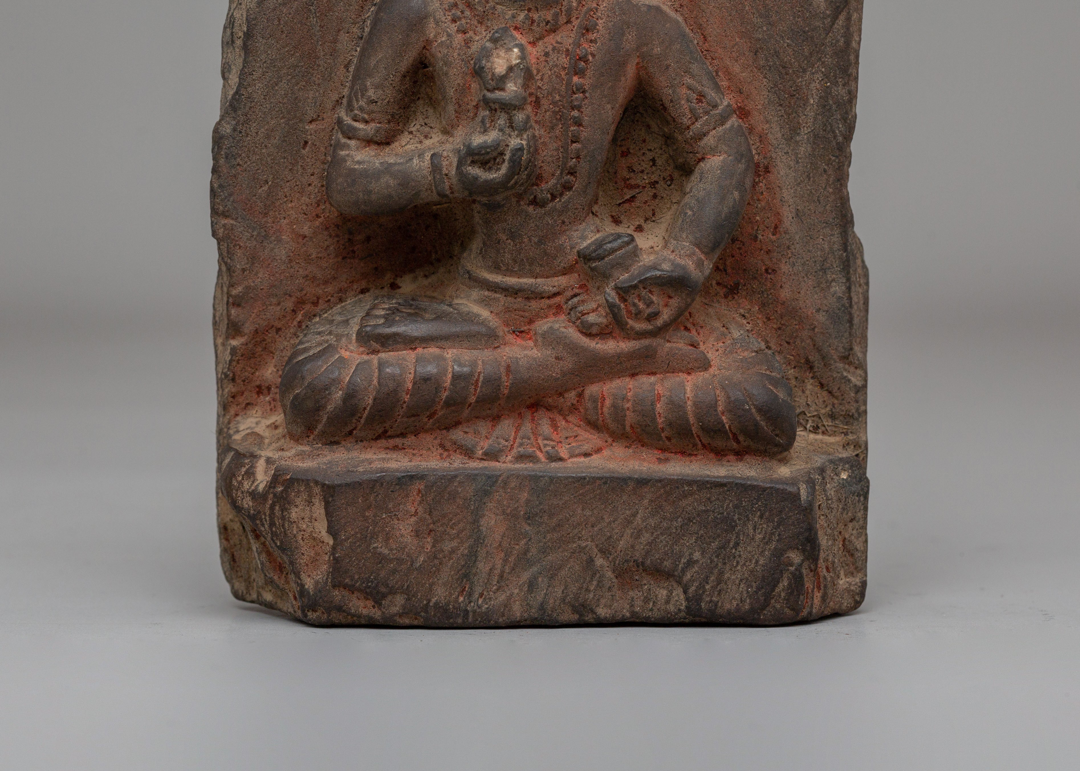 Spiritual Vajrasattva Deity Sculpture | Buddhist Purification Deity Art