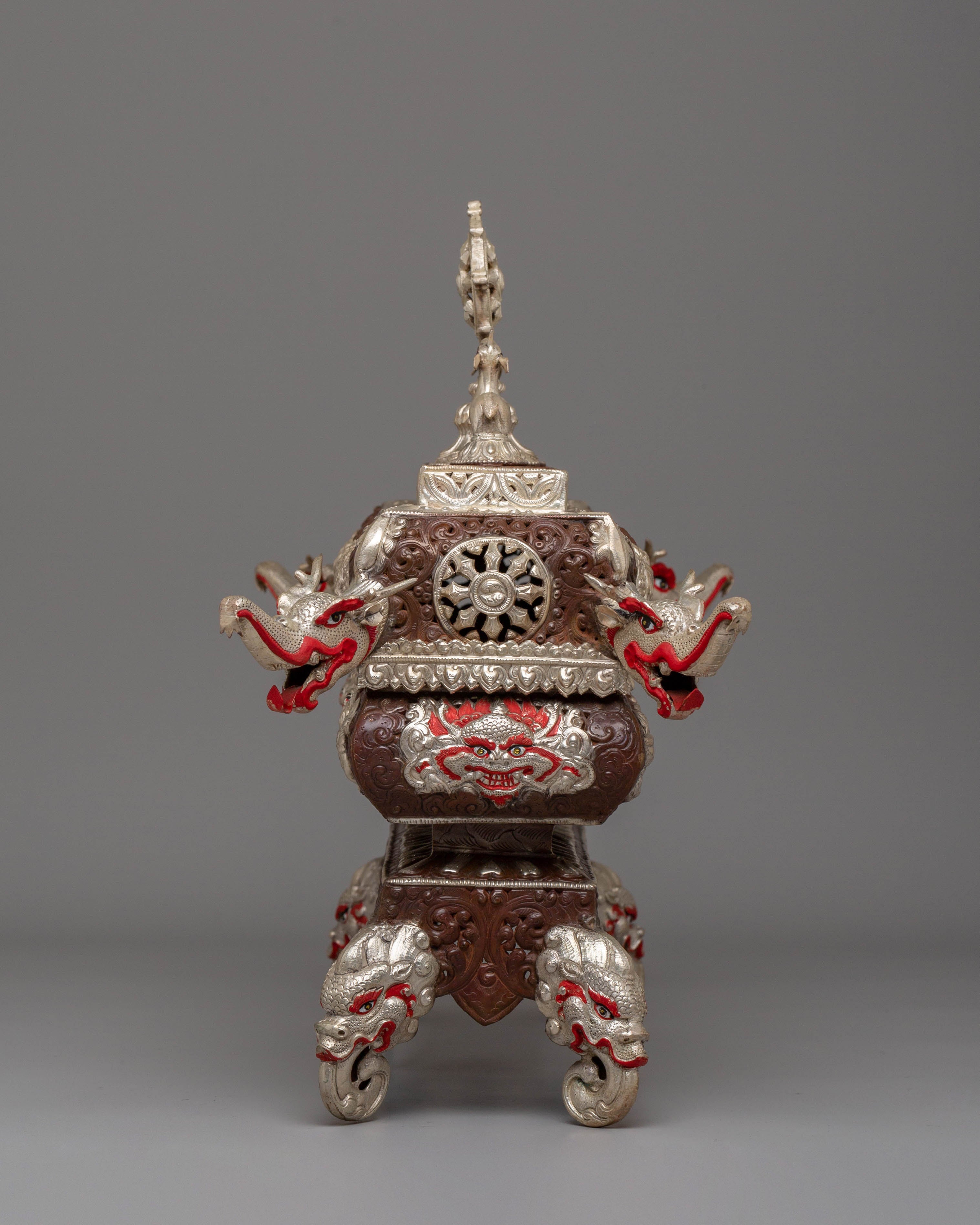 Spiritual Tibetan Incense Burner | Himalayan Artwork
