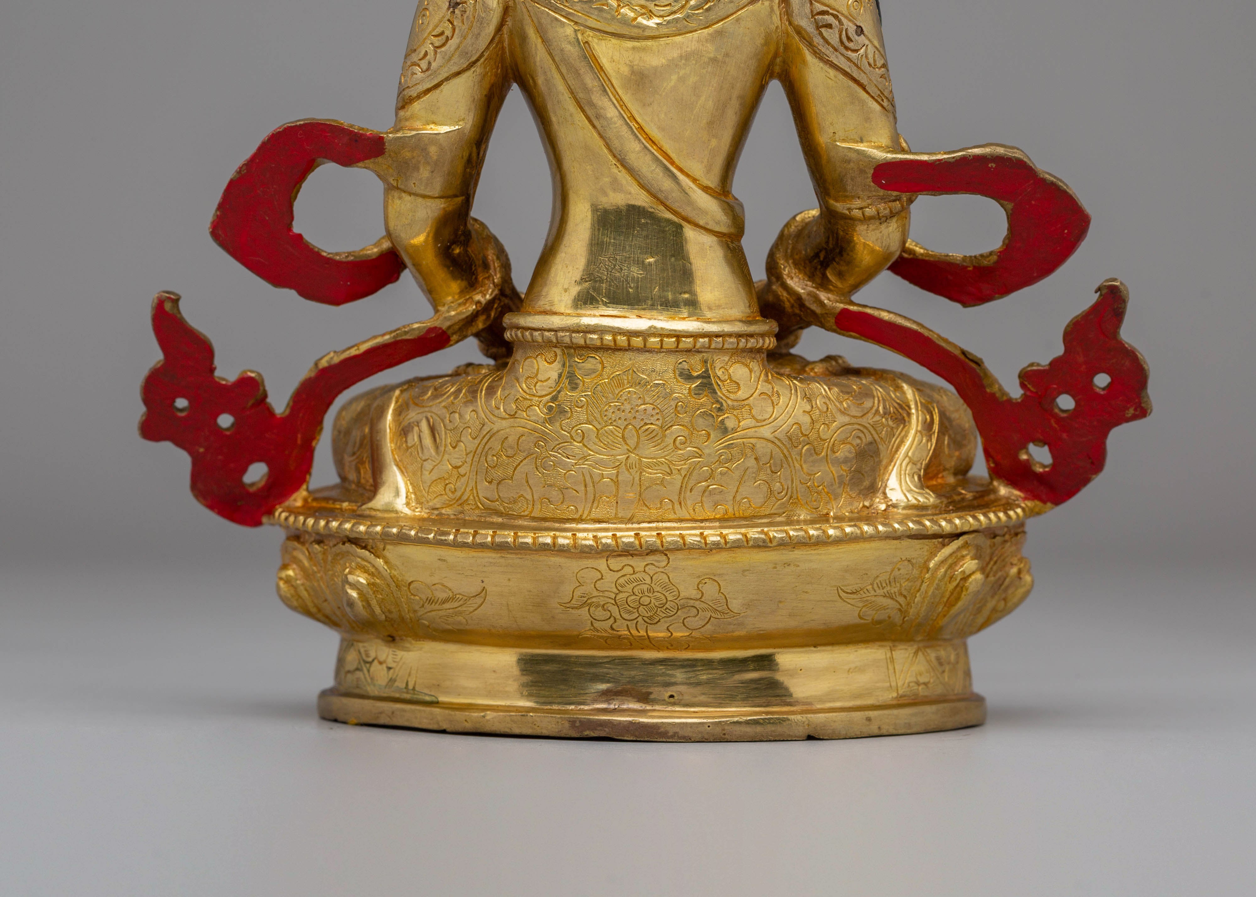 Handmade Amitayus Statue of Long Life | Tibetan Art