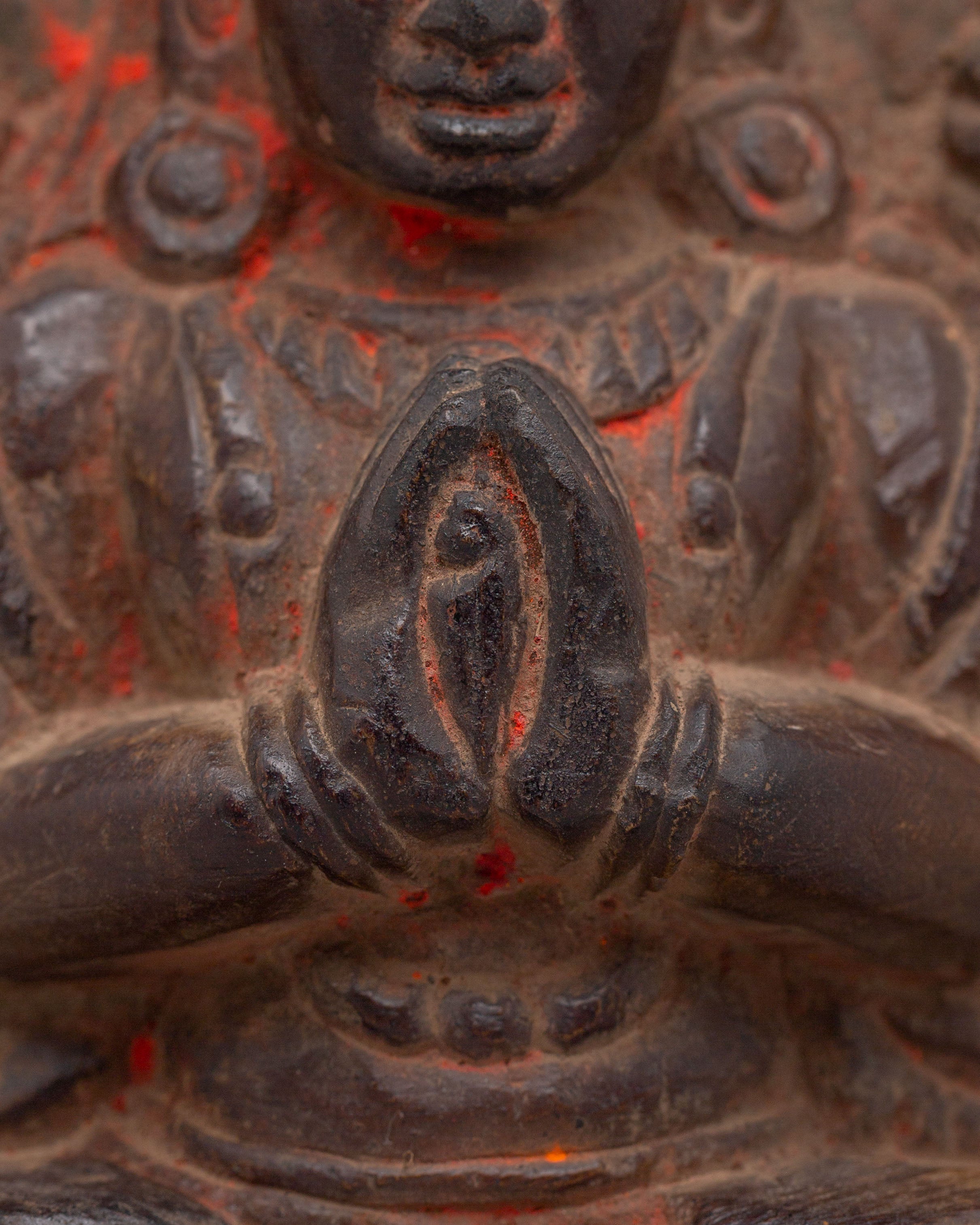 Avalokiteshvara Chenrezig Deity Statue | Stone Buddhist Compassion Art