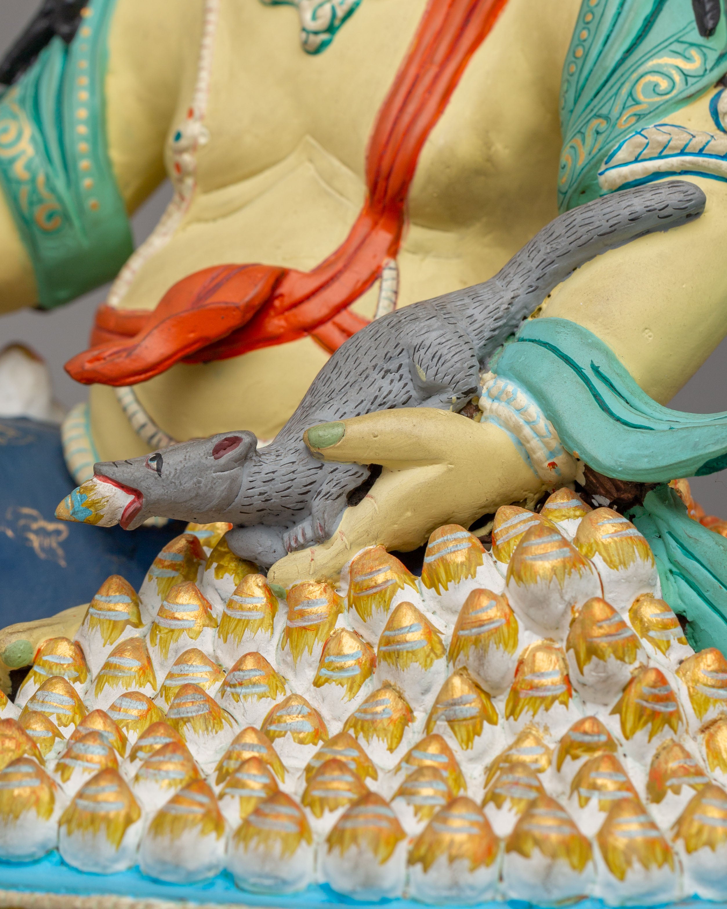 Handmade Dzambhala Buddhist Statue | Wealth Deity Figurine