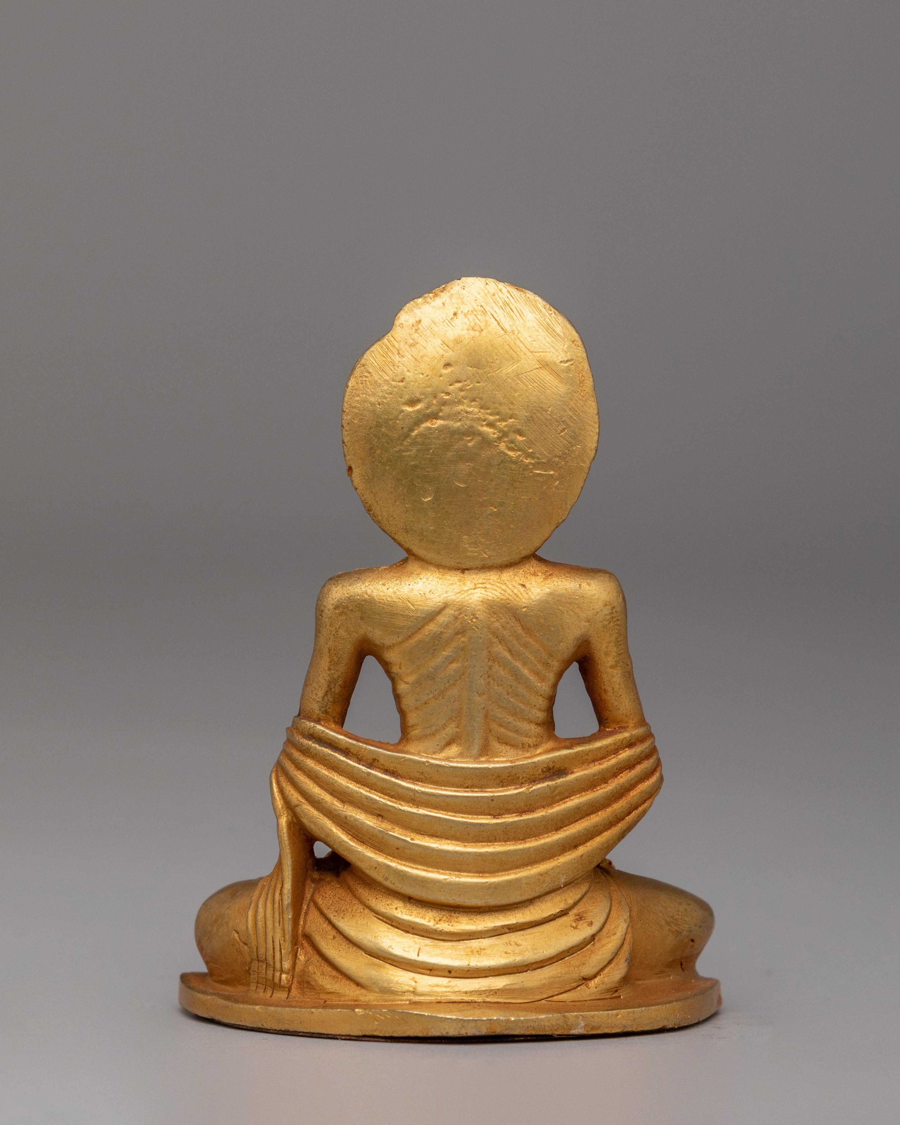 Handmade Fasting Buddha Statue | Symbol of Self-Denial and Spiritual Purity