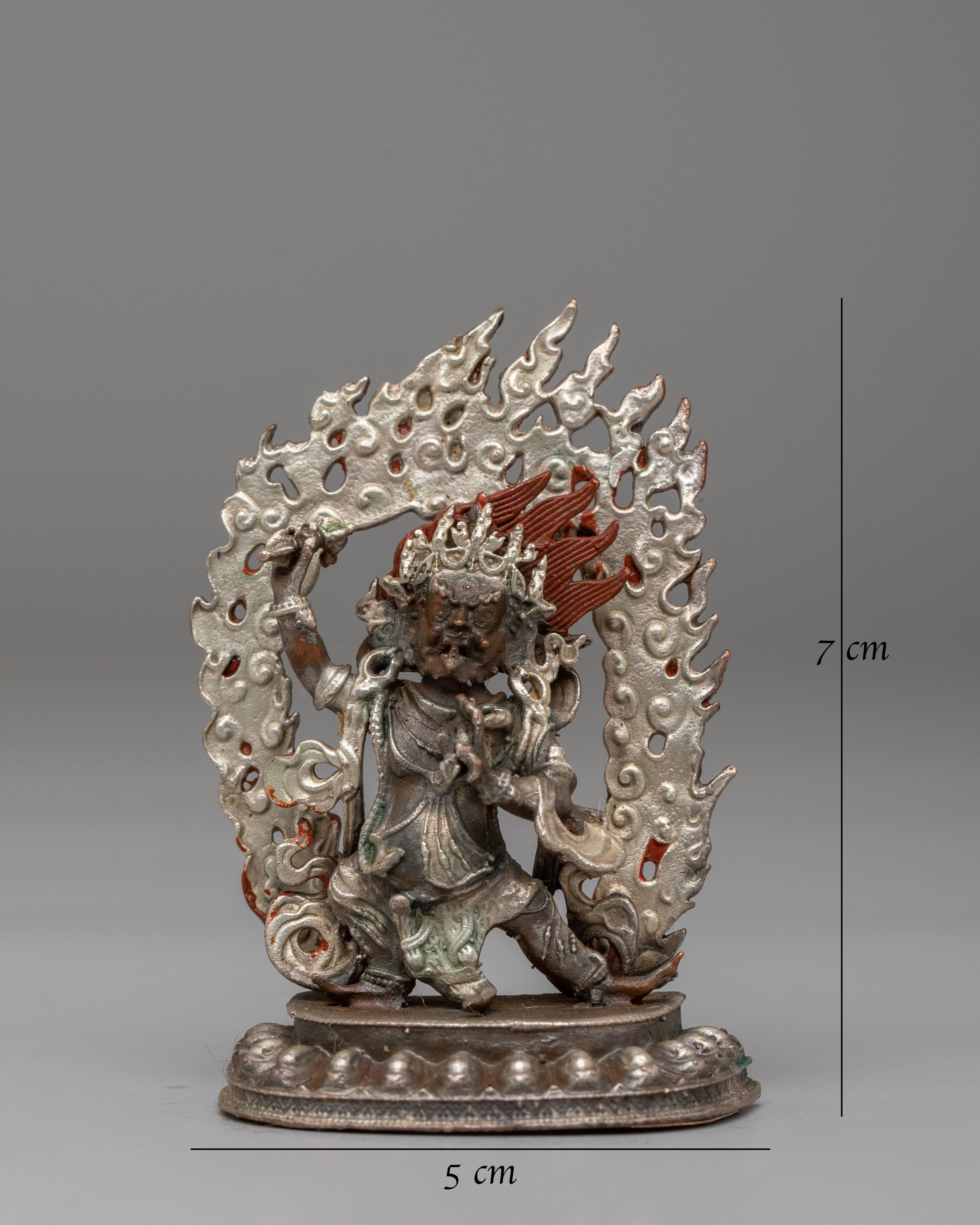 Ceremonial Vajrapani Shrine Statue | Sacred Protector Deity